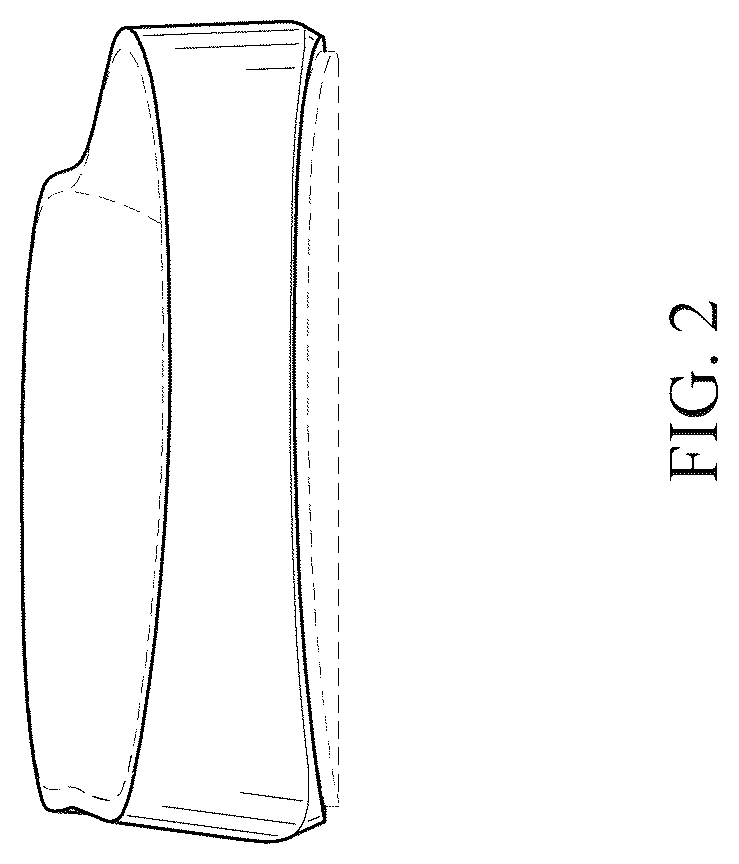 Patent USD1078242 Figure 2 – Shoe sole