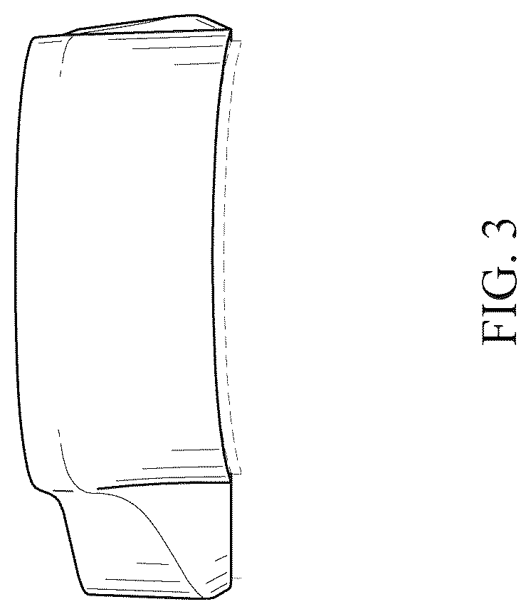 Patent USD1078242 Figure 3 – Shoe sole