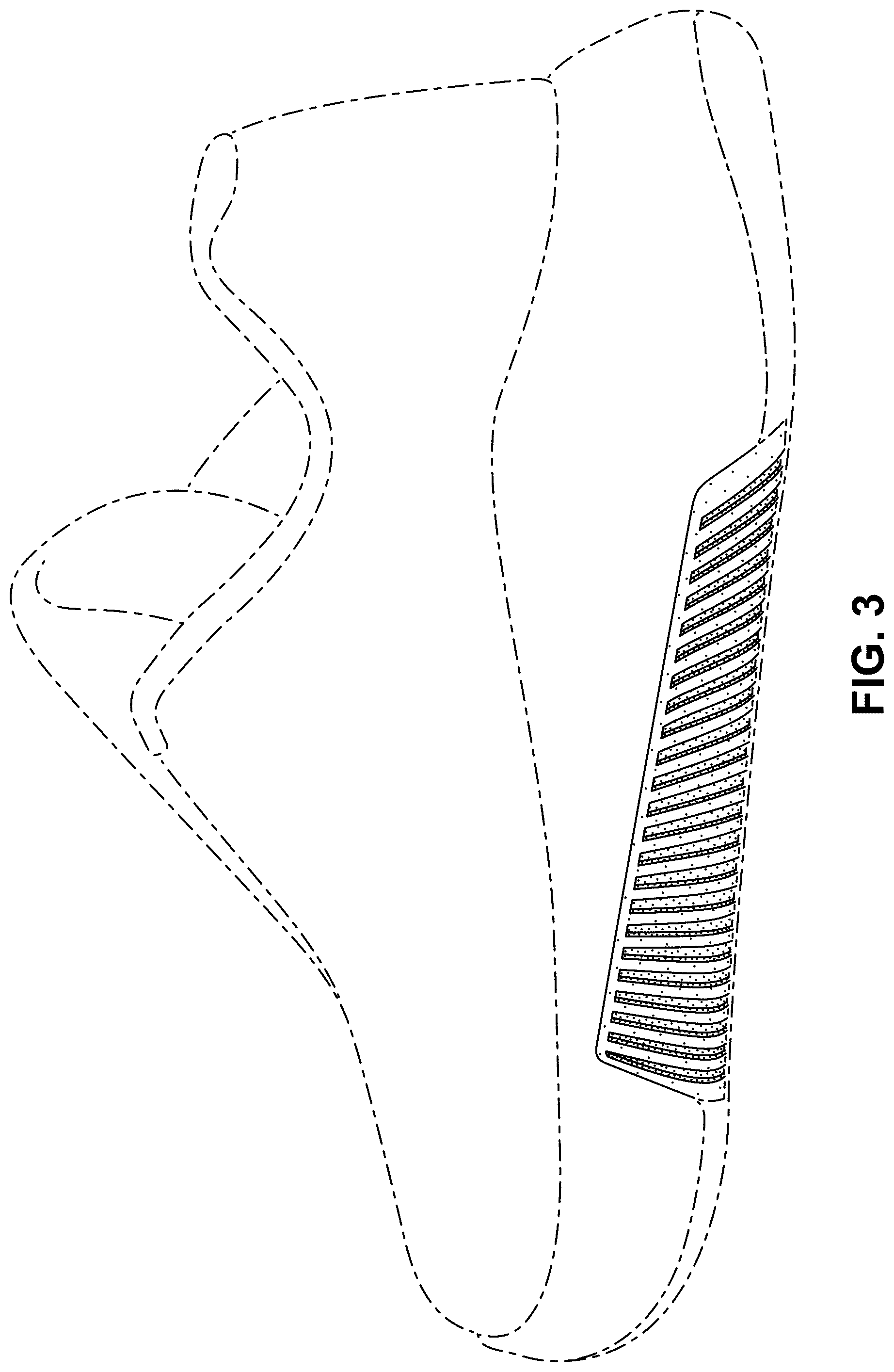 Patent USD1078246 Figure 3 – Shoe