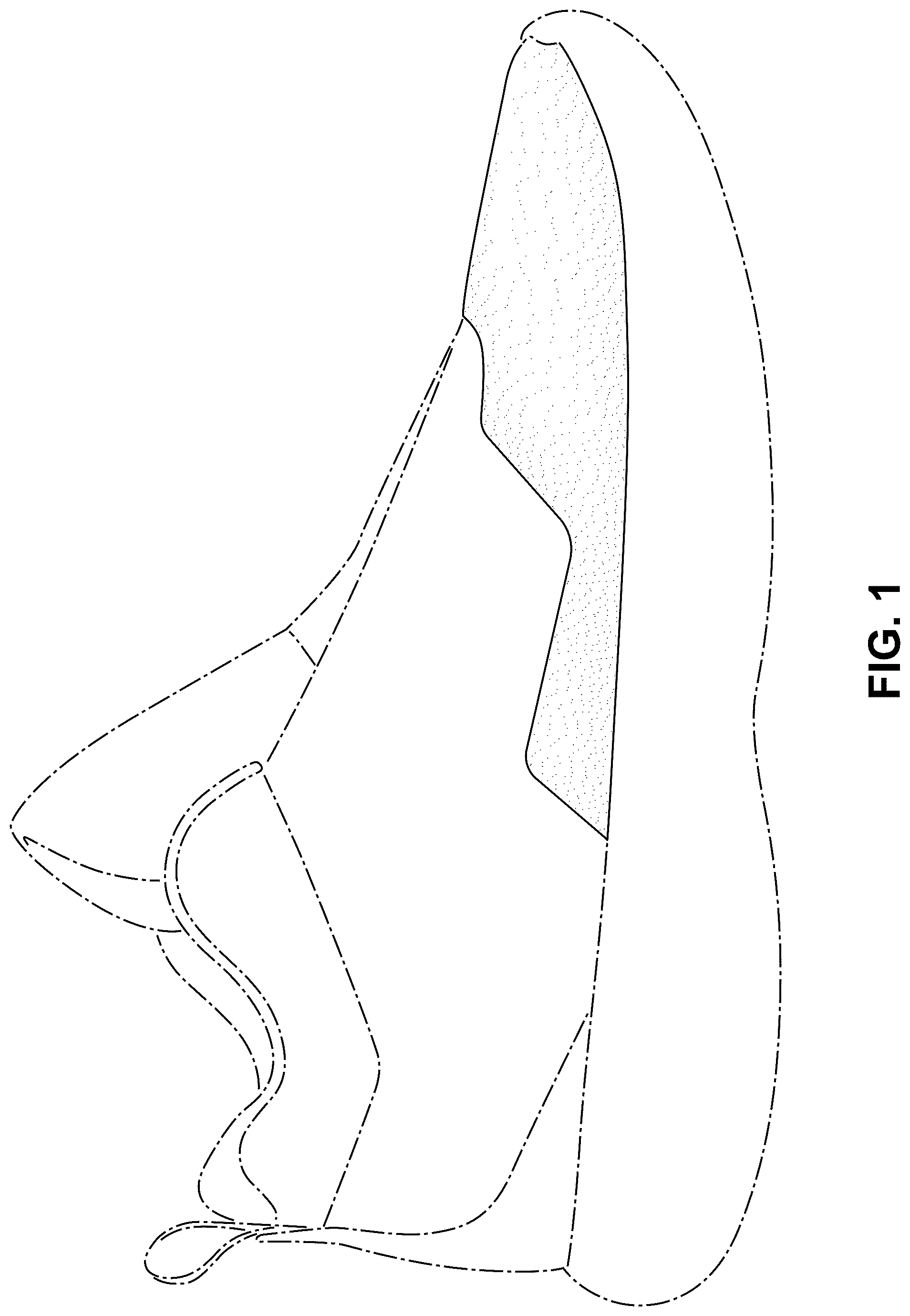 Patent USD1078253 Figure 1 – Shoe