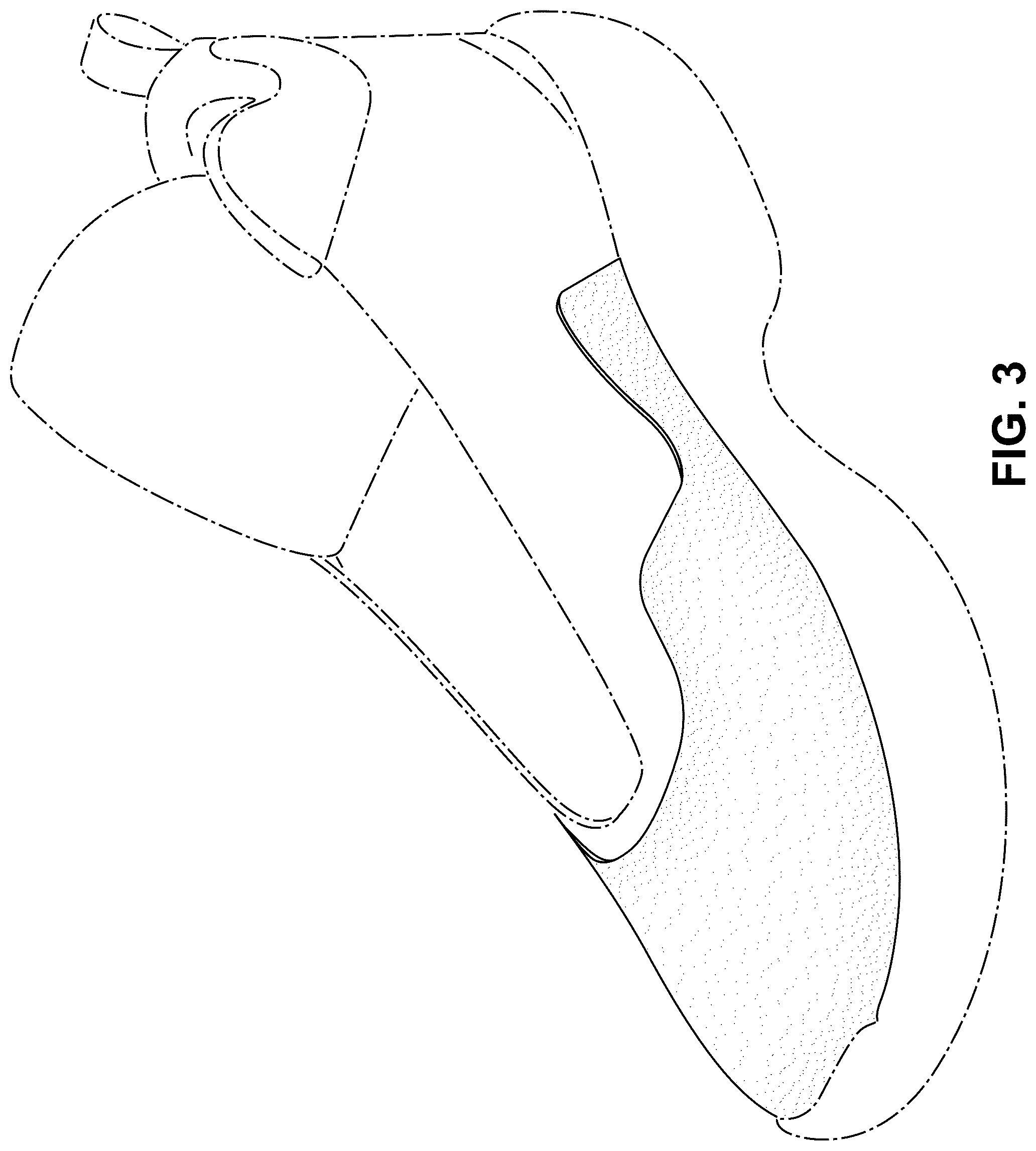 Patent USD1078253 Figure 3 – Shoe