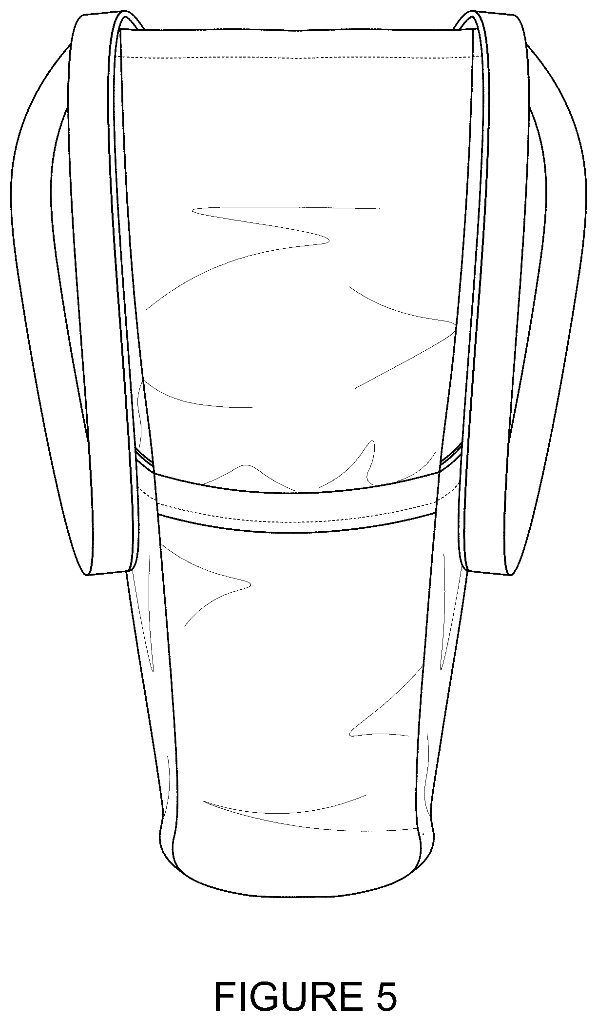 Patent USD1078260 Figure 5 – Sport bag
