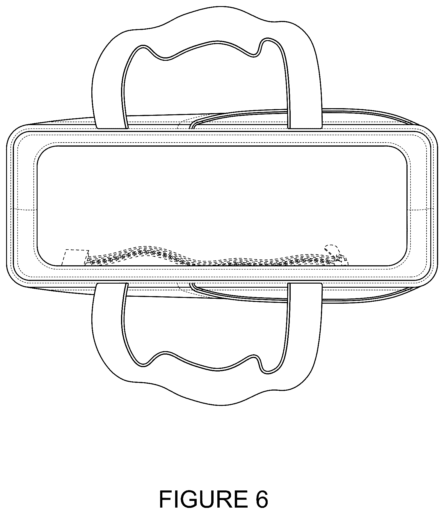 Patent USD1078260 Figure 6 – Sport bag
