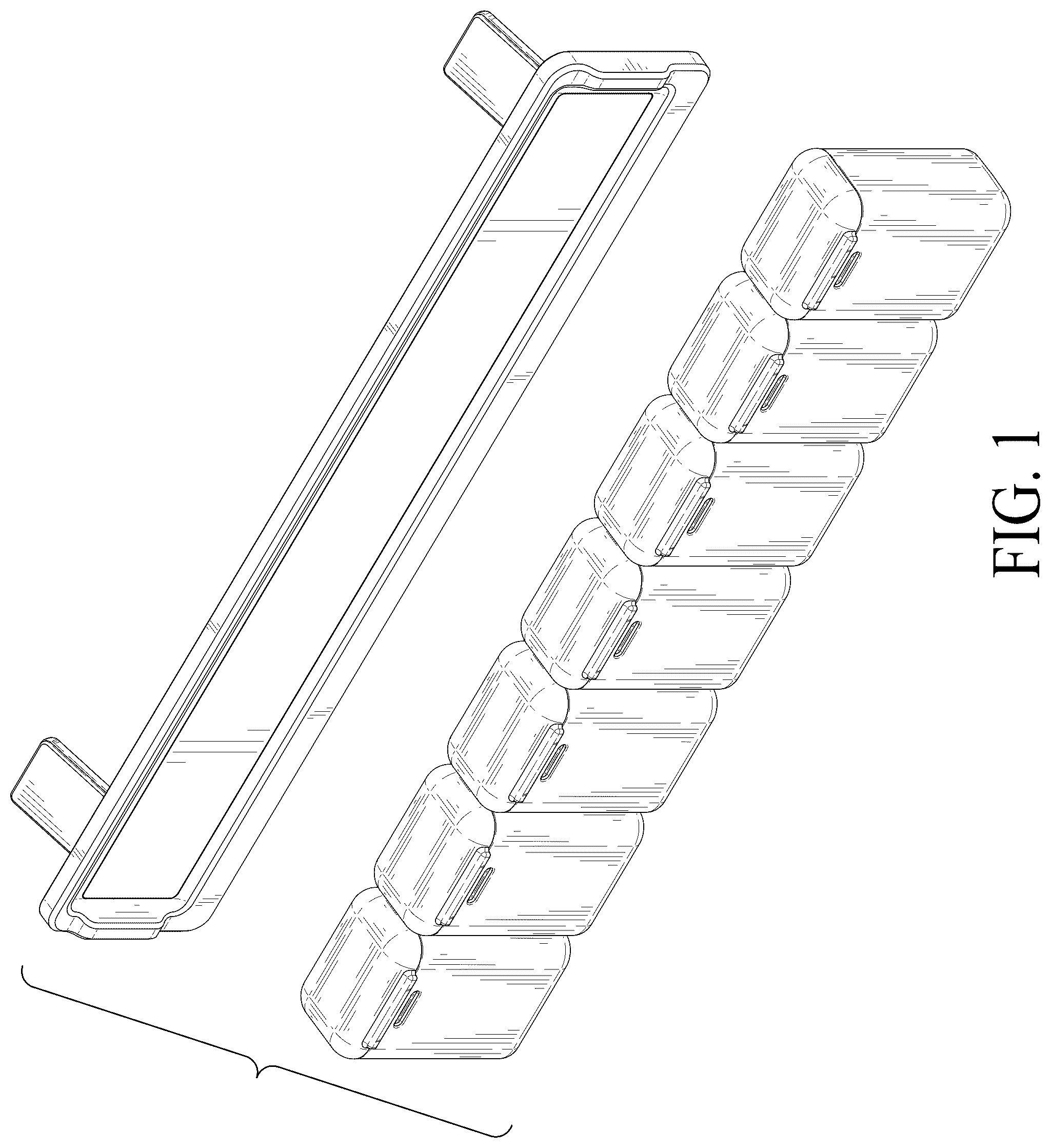 Patent USD1078262 Figure 1 – Pill organizer