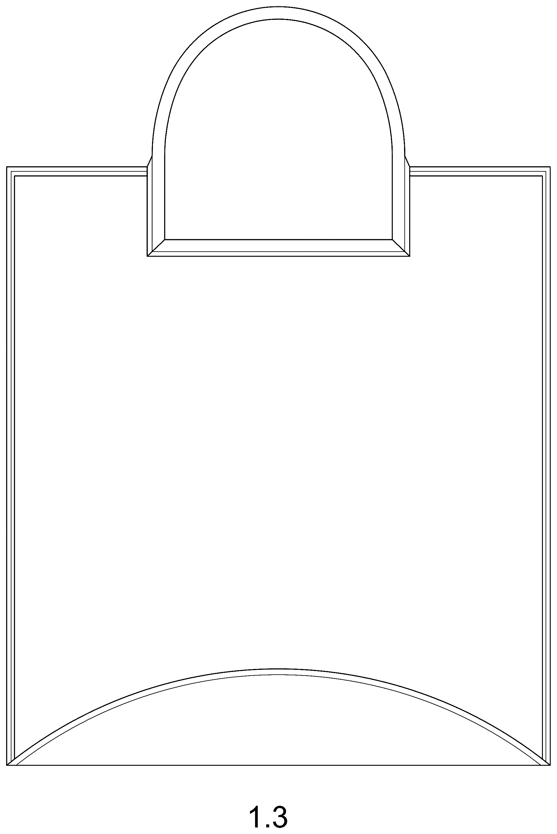 Patent USD1078266 Figure 3 – Handbag
