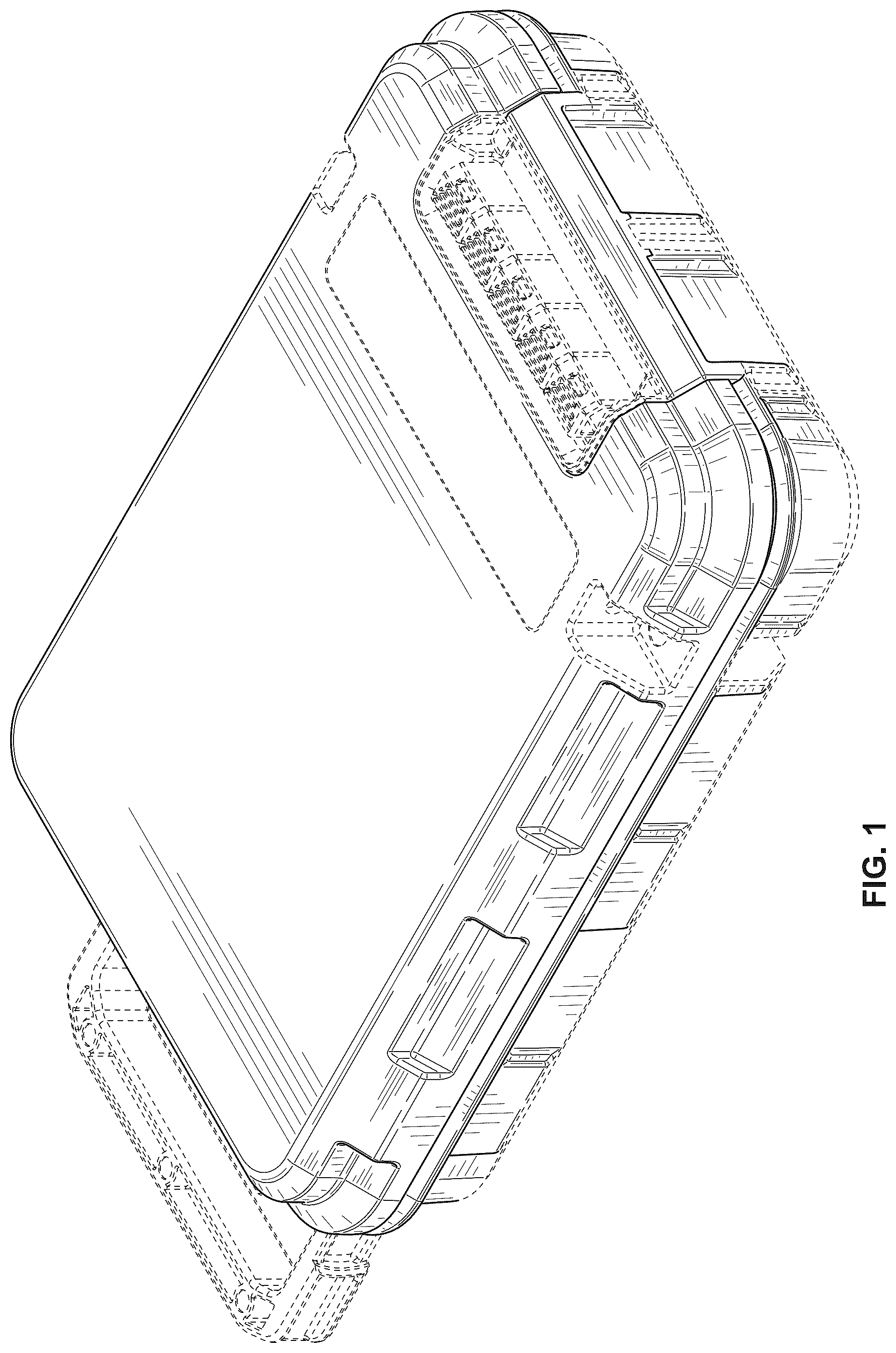Patent USD1078268 Figure 1 – Storage box