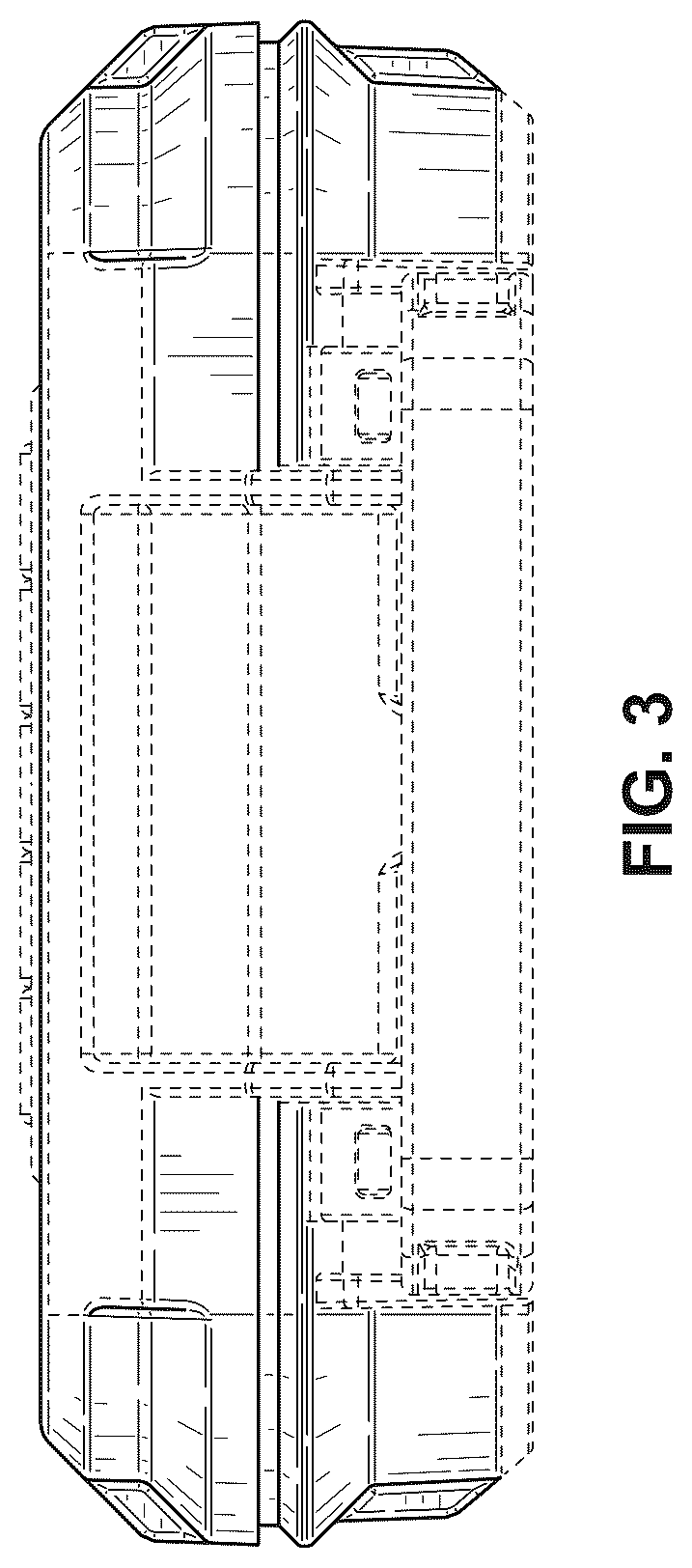 Patent USD1078268 Figure 3 – Storage box
