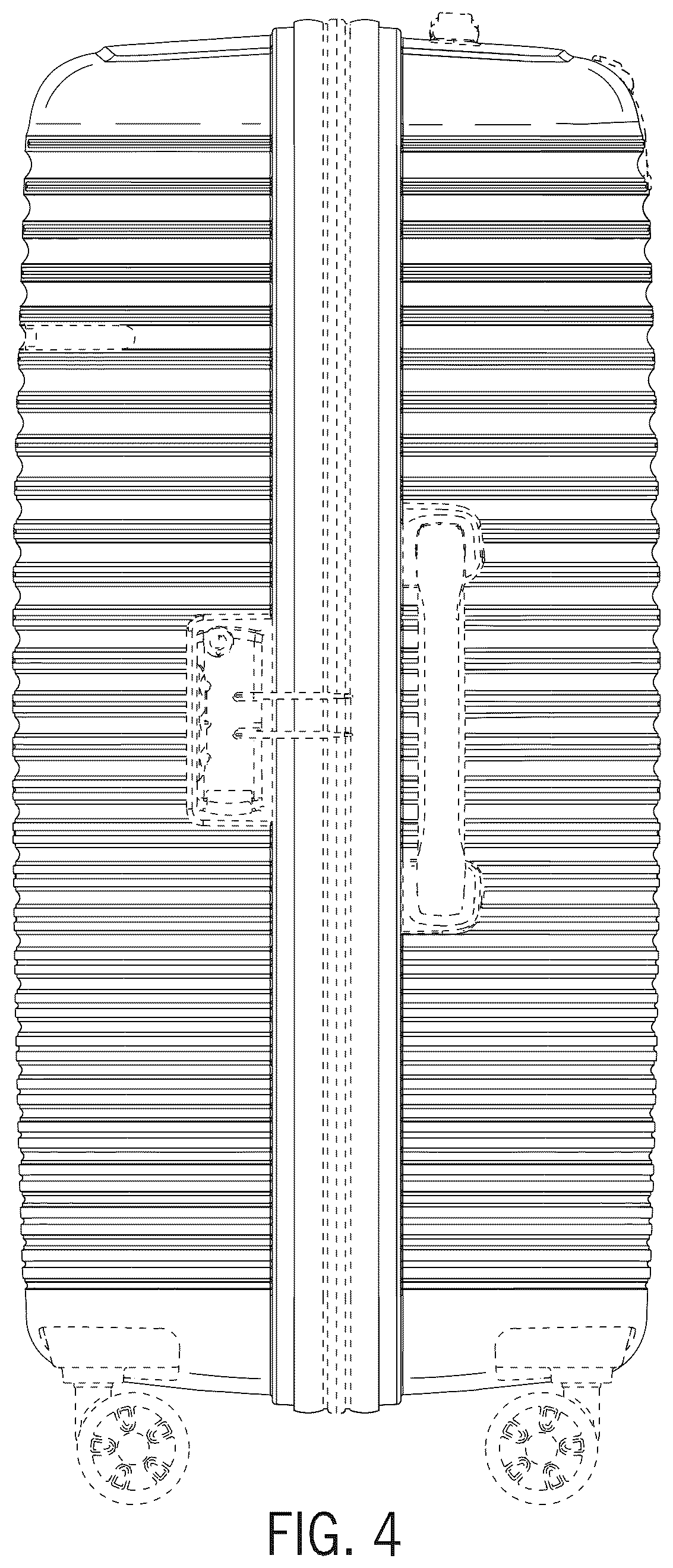 Patent USD1078272 Figure 4 – Luggage case