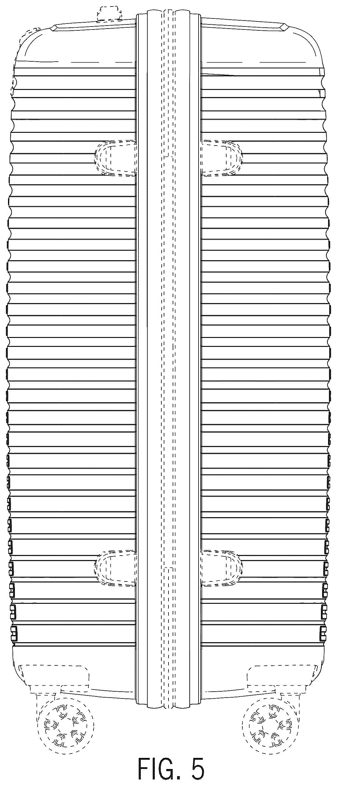Patent USD1078272 Figure 5 – Luggage case