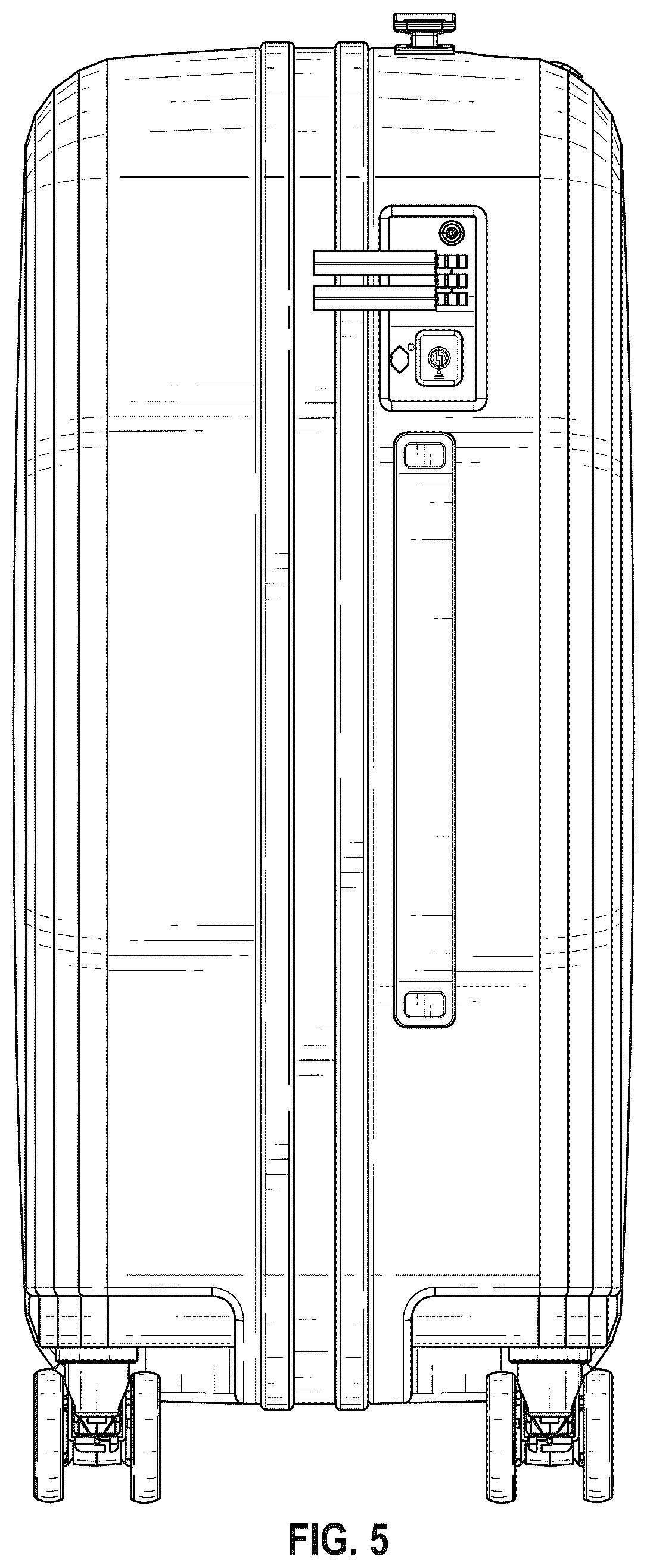 Patent USD1078274 Figure 5 – Luggage