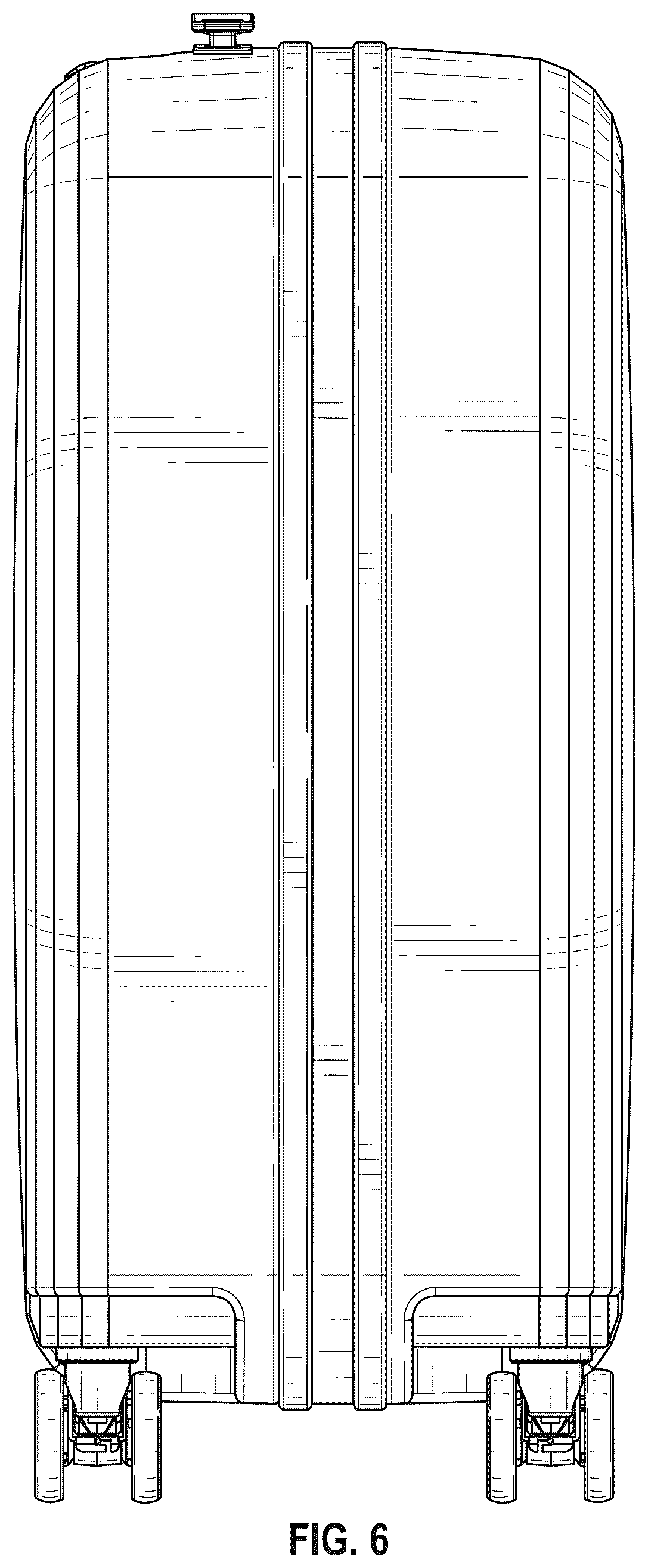 Patent USD1078274 Figure 6 – Luggage