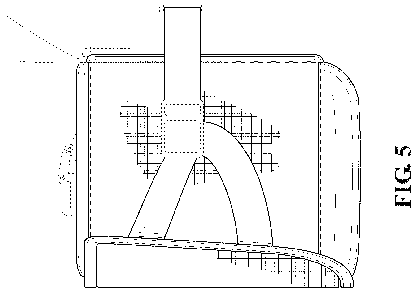 Patent USD1078276 Figure 5 – Bag