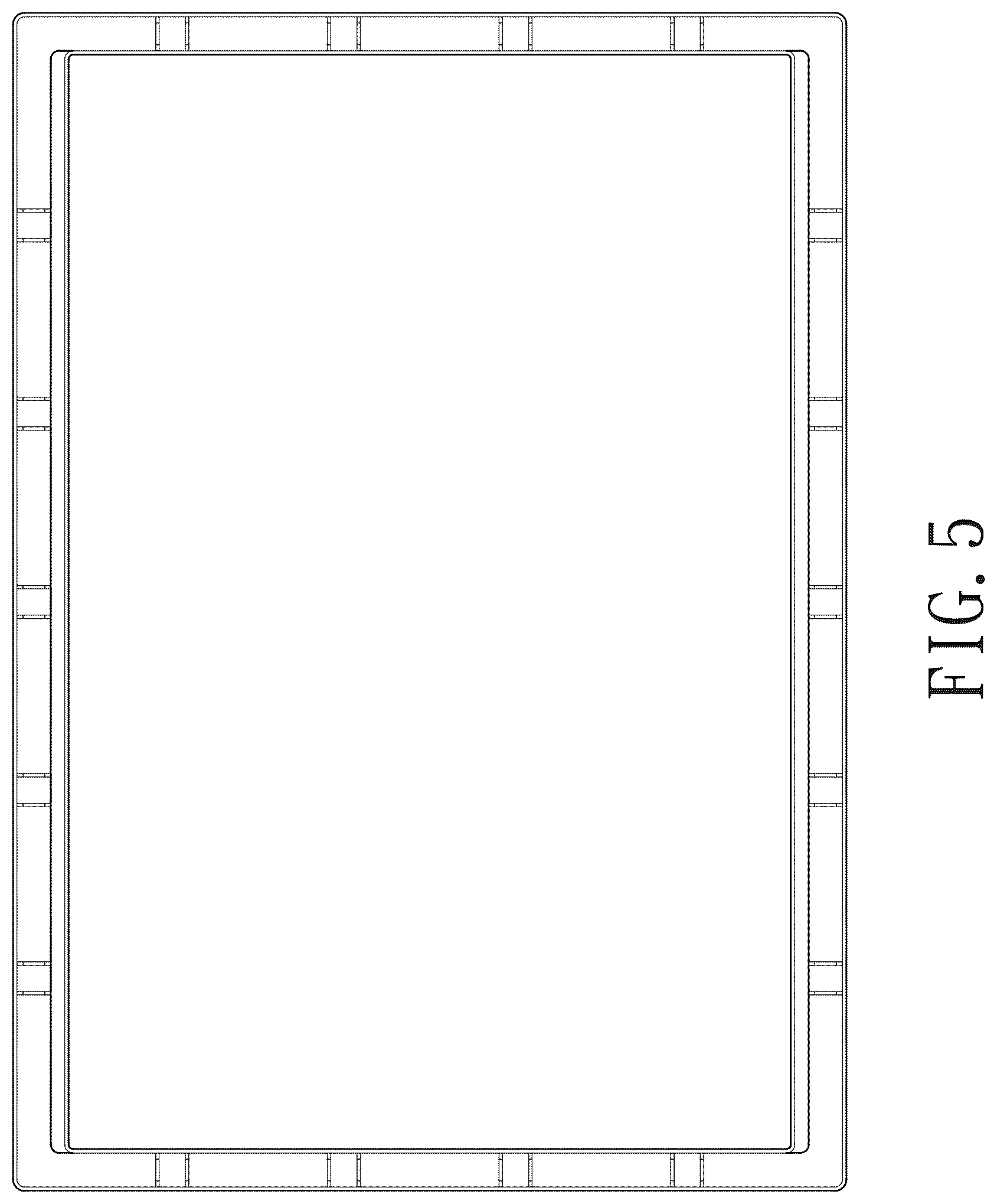 Patent USD1078279 Figure 4 – Frame for storage box