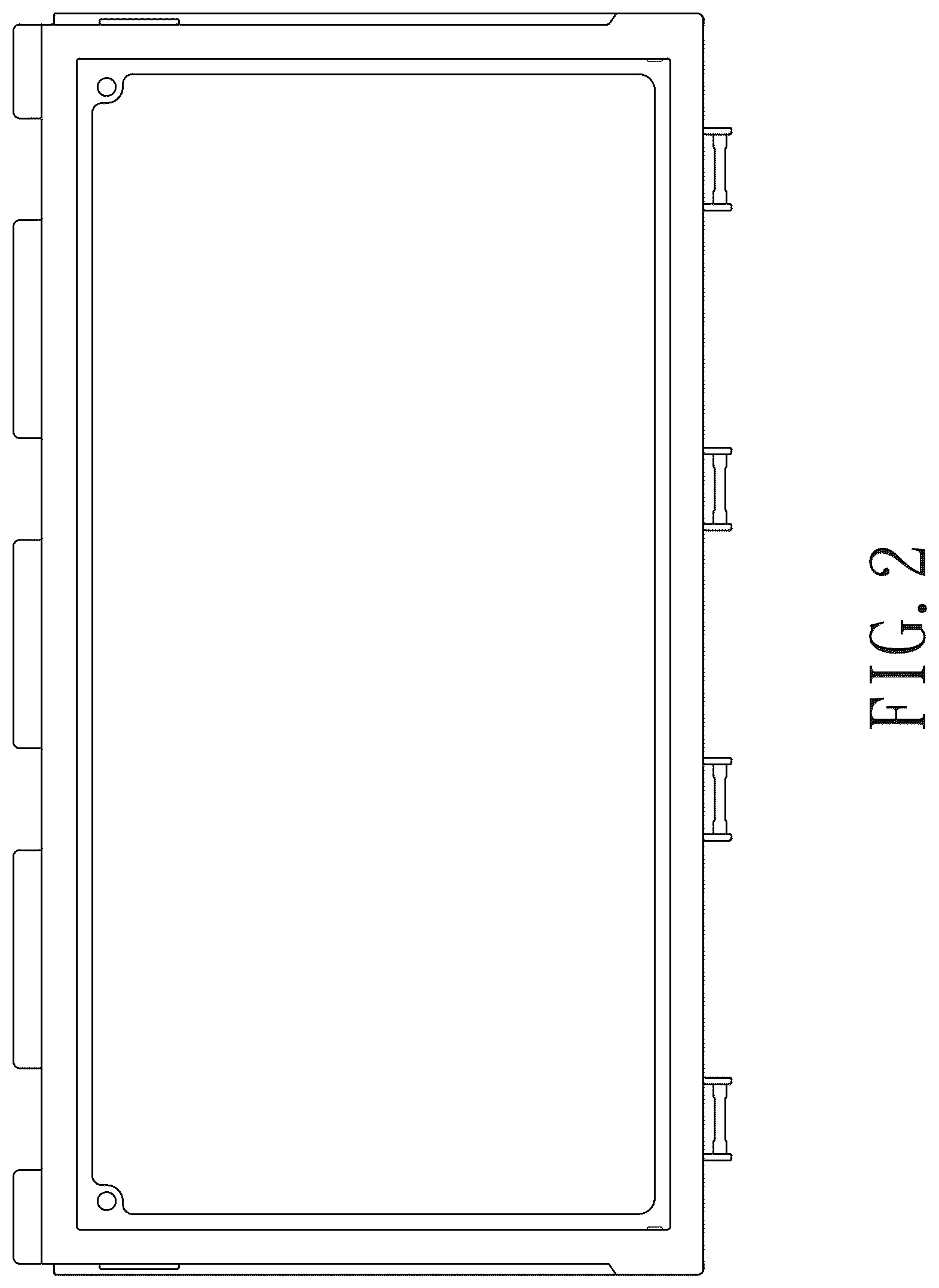 Patent USD1078280 Figure 2 – Frame for storage box