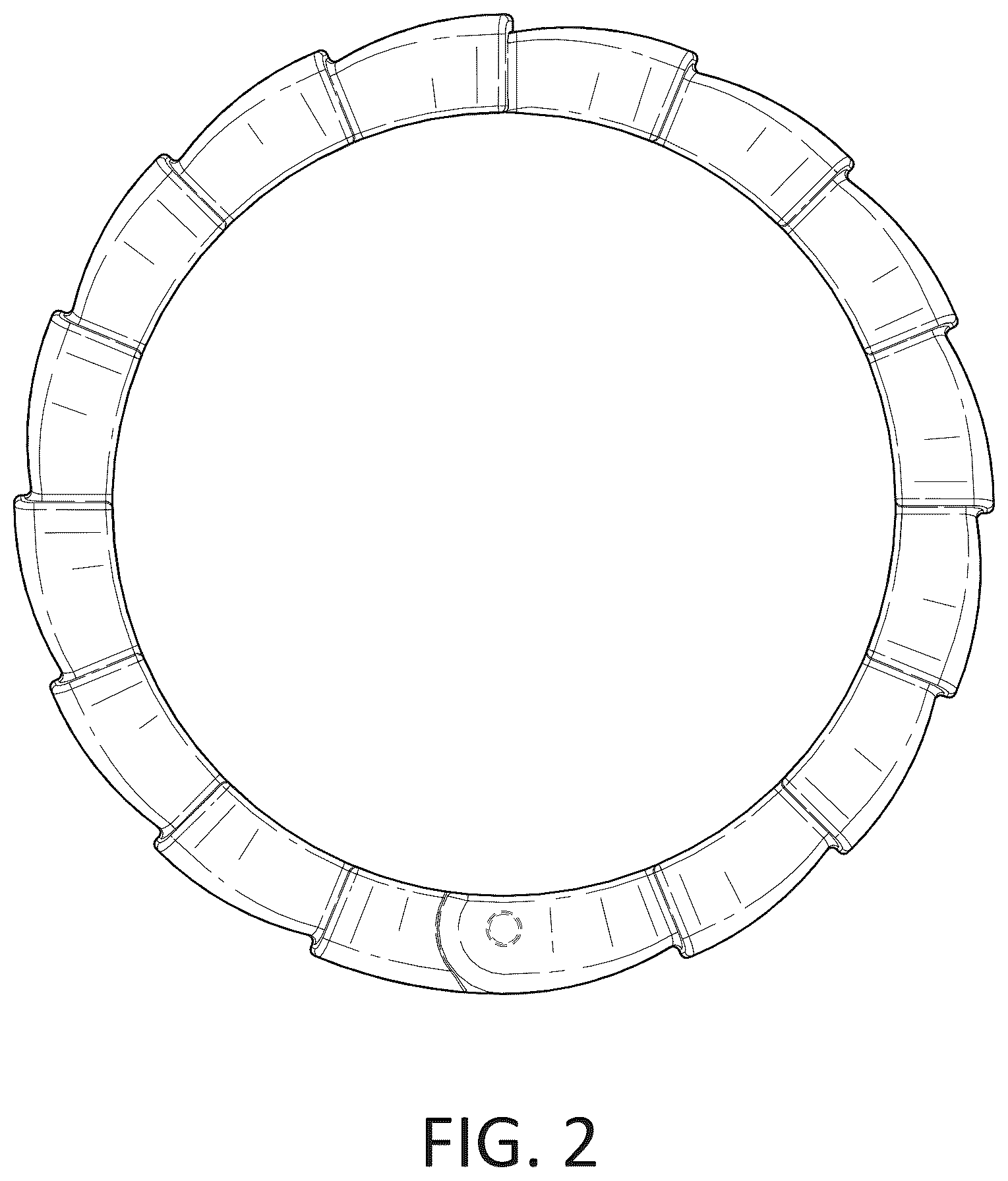 Patent USD1078281 Figure 2 – Bag hanger
