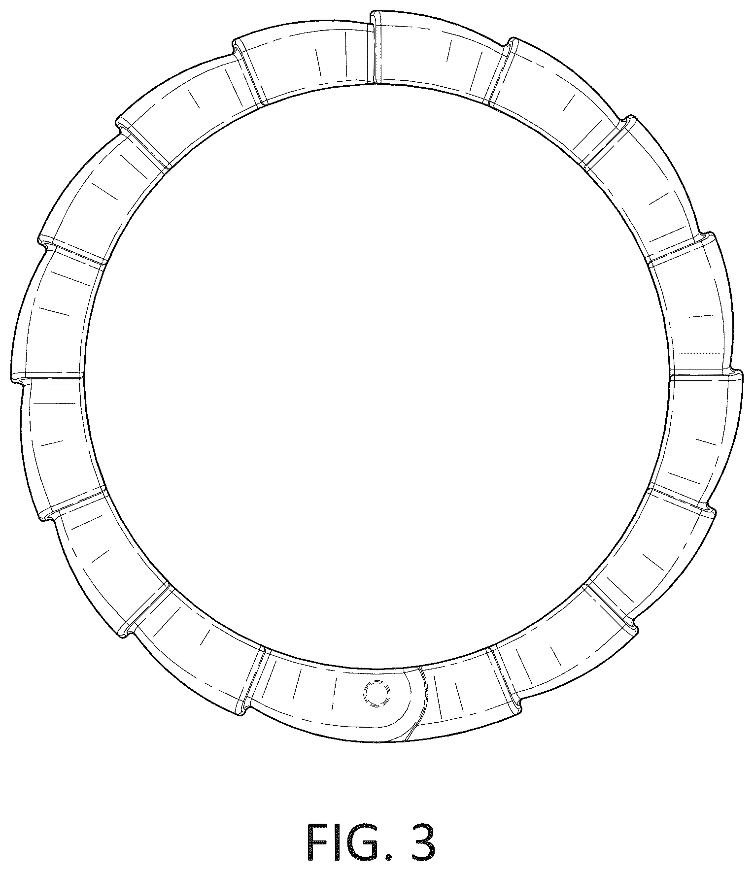 Patent USD1078281 Figure 3 – Bag hanger