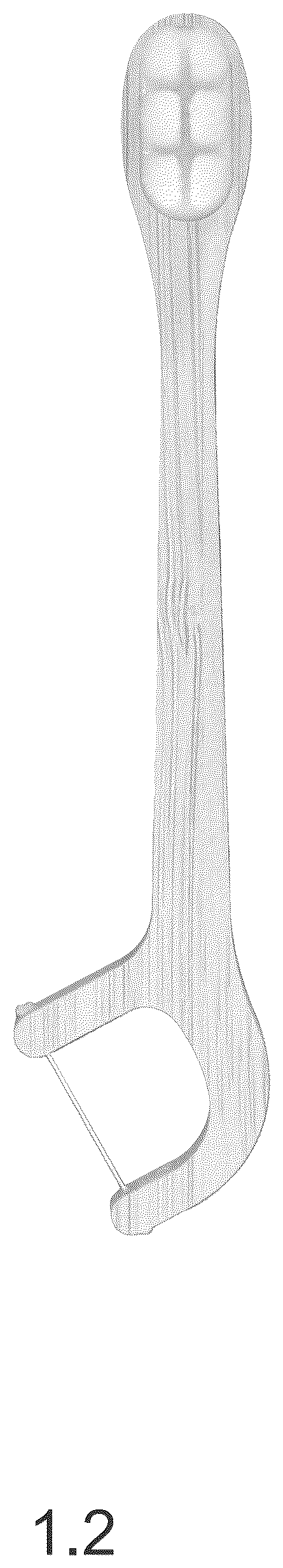 Patent USD1078284 Figure 2 – Tooth cleaner