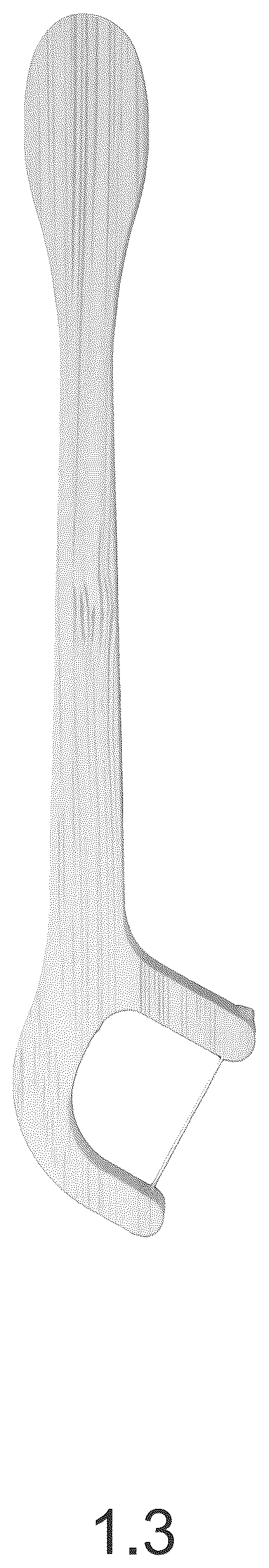 Patent USD1078284 Figure 3 – Tooth cleaner