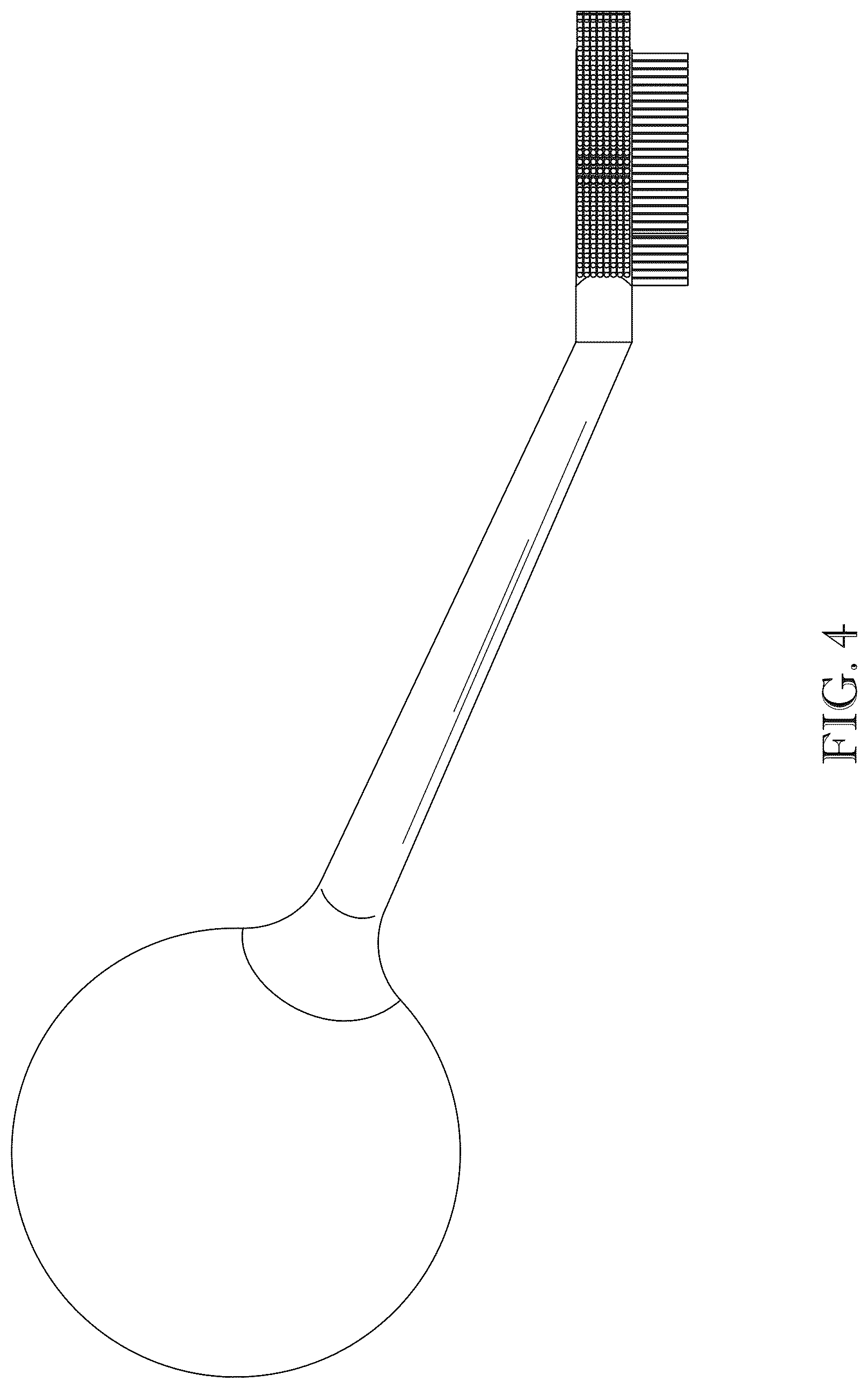 Patent USD1078285 Figure 3 – Brush for cleaning a tooth aligner tray