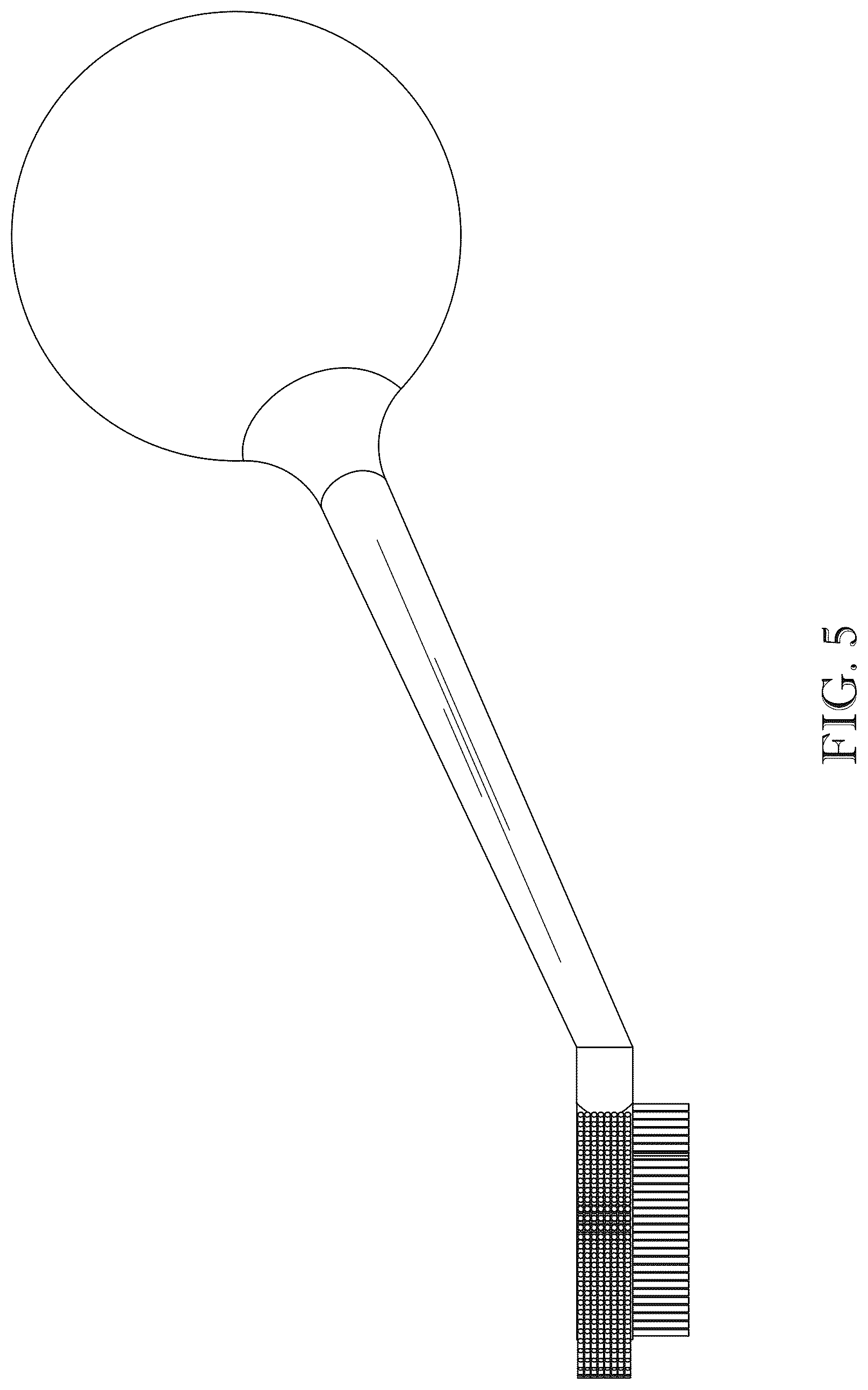 Patent USD1078285 Figure 4 – Brush for cleaning a tooth aligner tray
