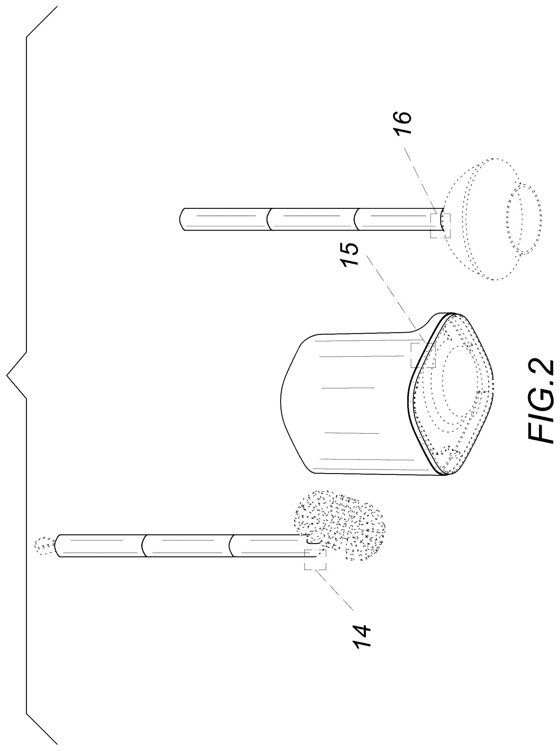 Patent USD1078286 Figure 2 – Toilet brush and holder set