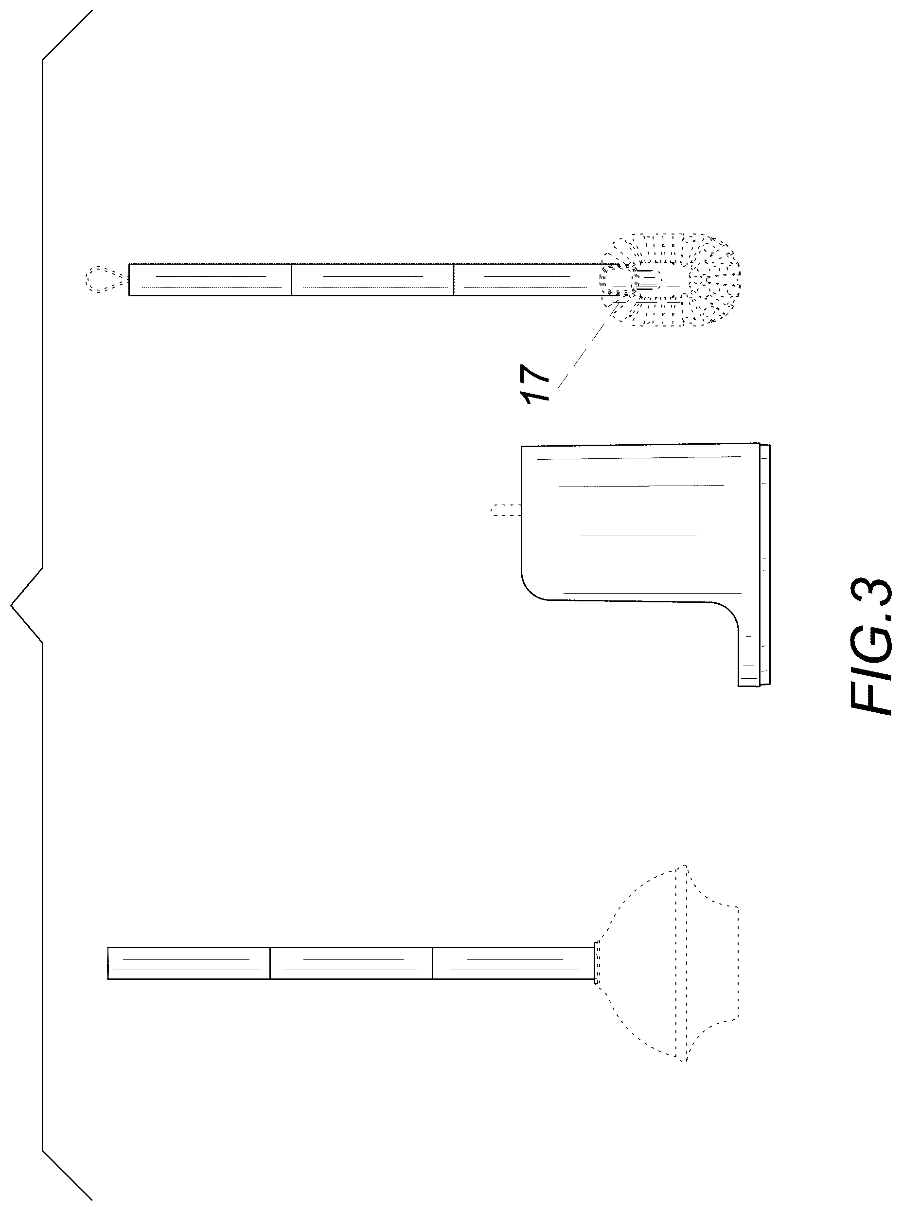 Patent USD1078286 Figure 3 – Toilet brush and holder set