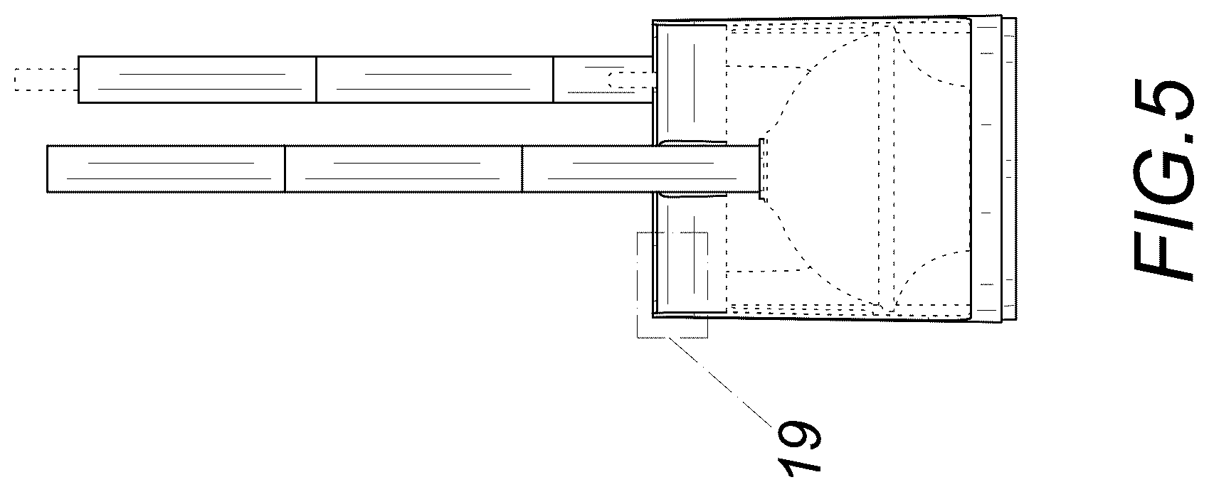 Patent USD1078286 Figure 5 – Toilet brush and holder set