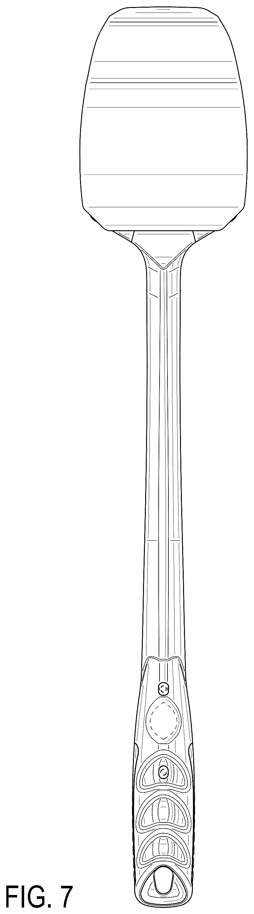Patent USD1078289 Figure 6 – Cleaning brush