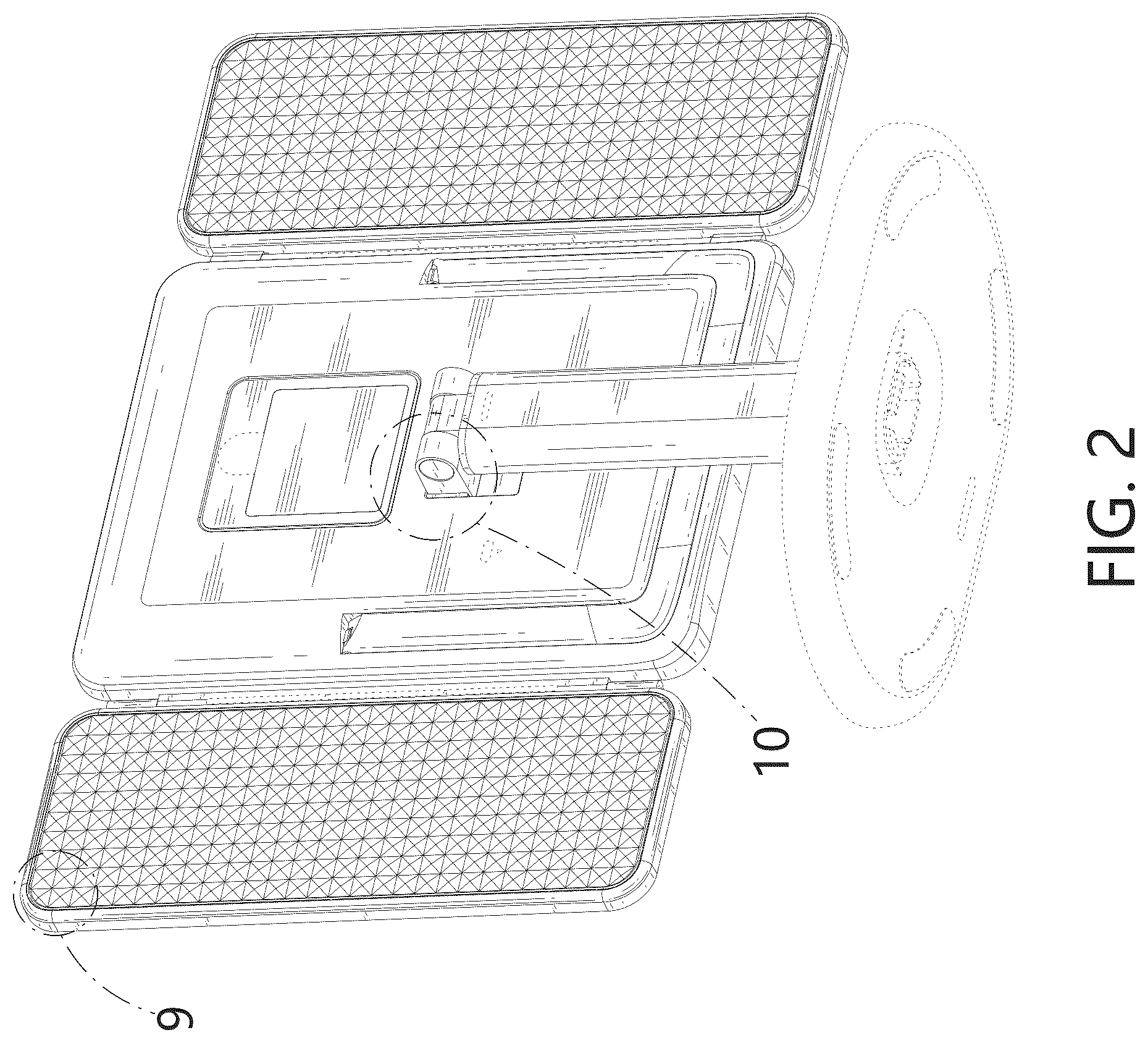Patent USD1078293 Figure 2 – Vanity mirror