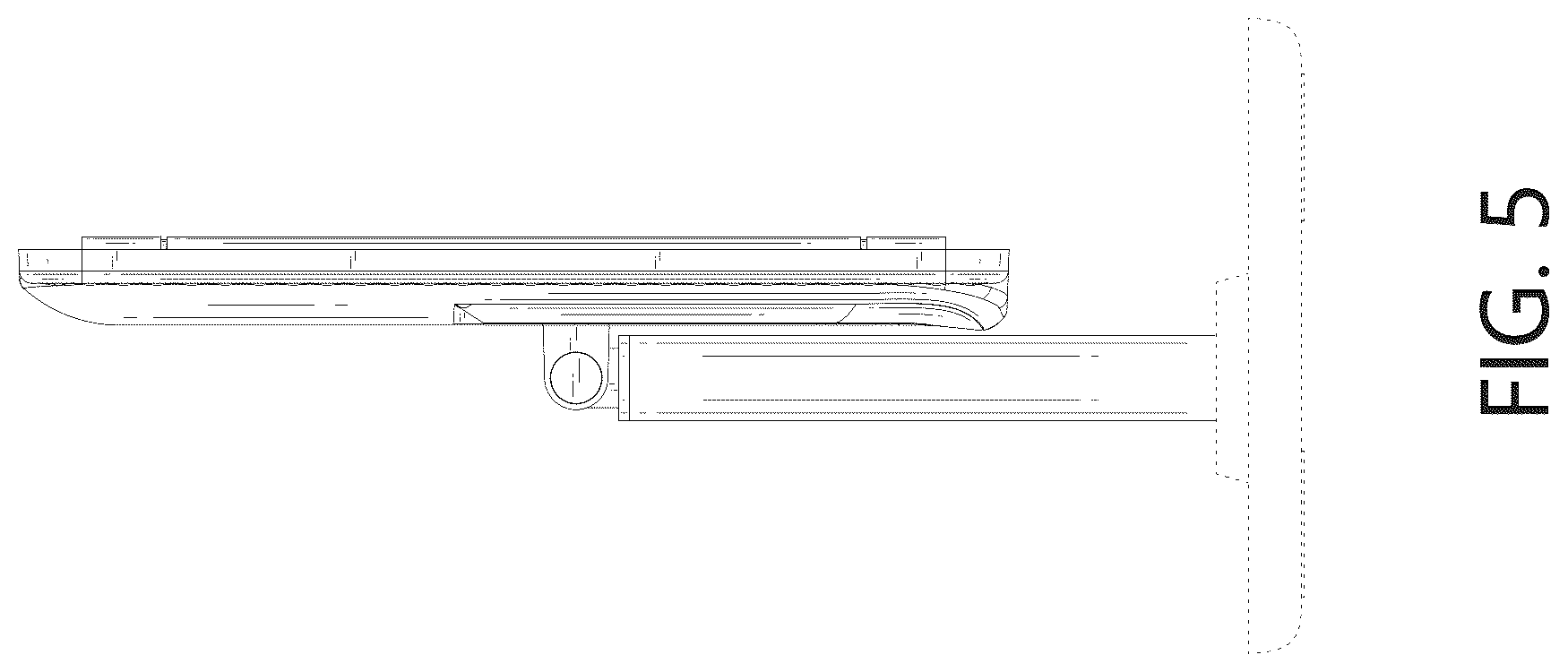 Patent USD1078293 Figure 5 – Vanity mirror