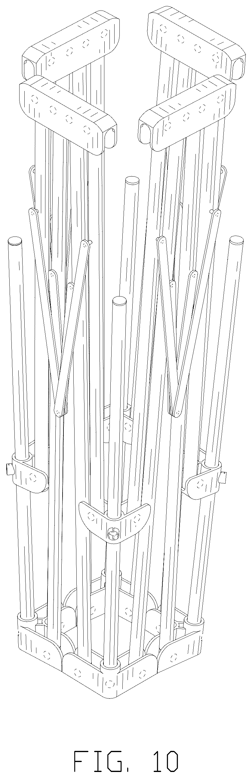 Patent USD1078298 Figure 10 – Folding playpen