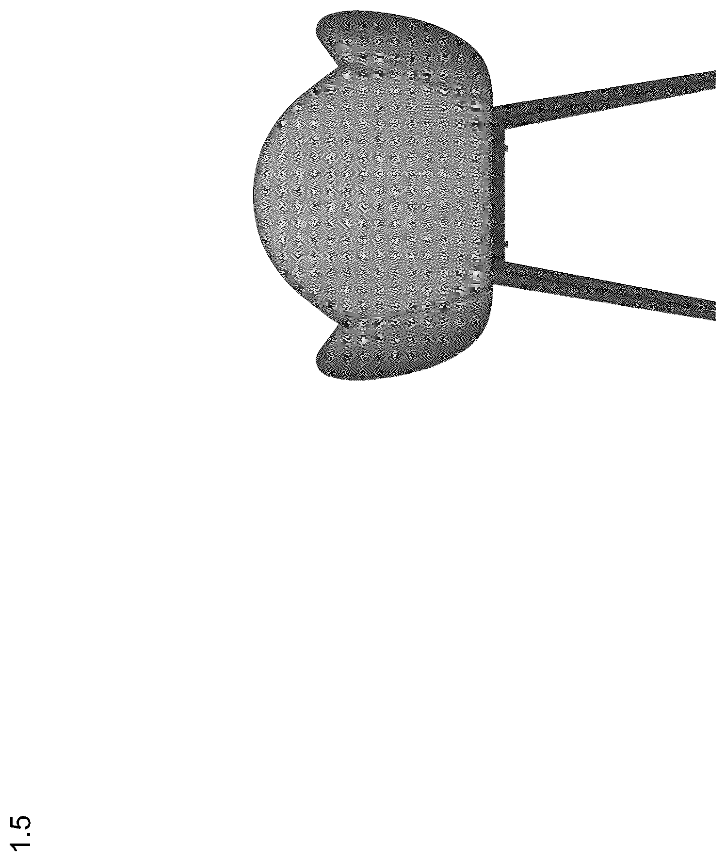Patent USD1078303 Figure 5 – Armchair or chair
