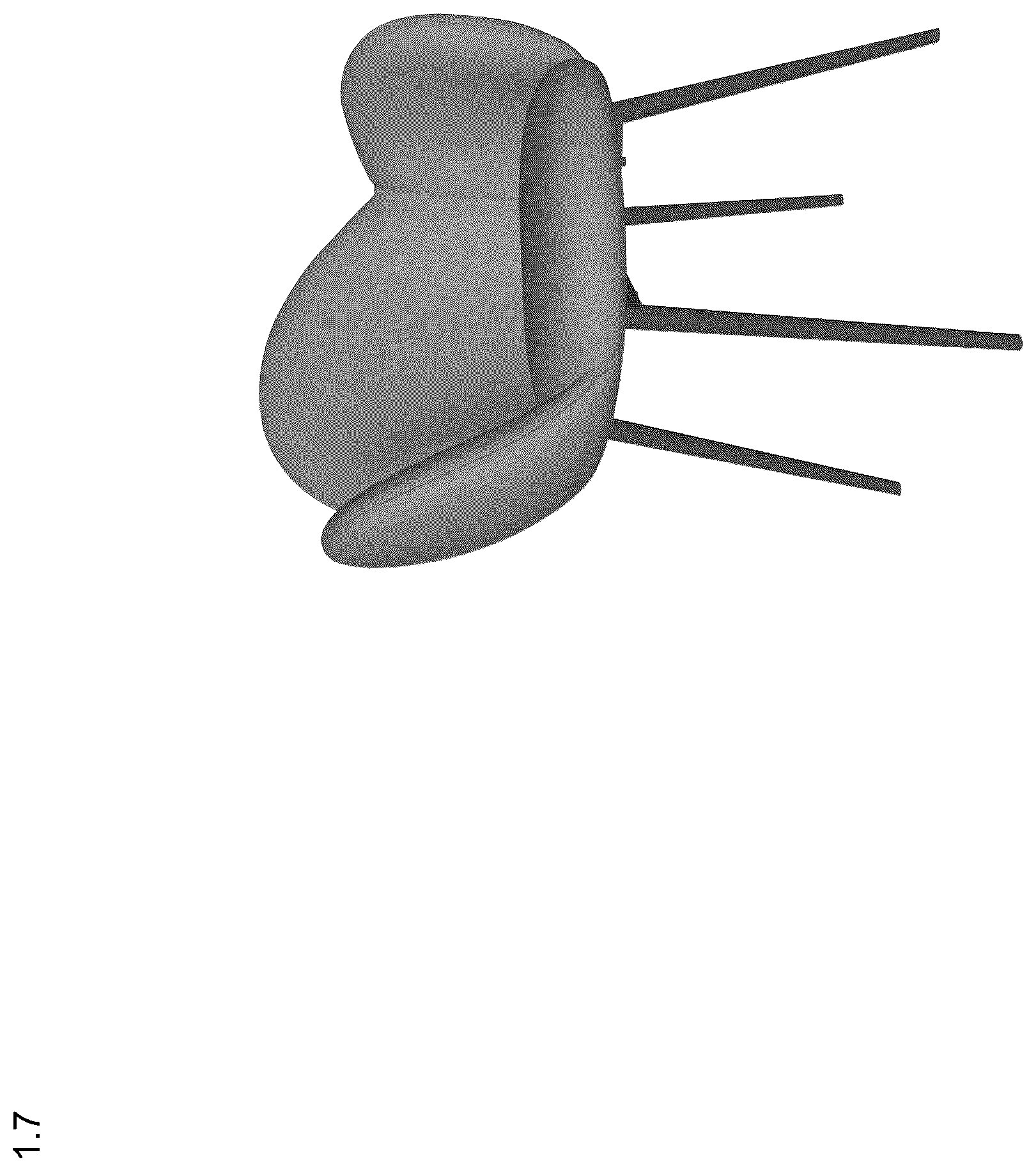 Patent USD1078303 Figure 7 – Armchair or chair