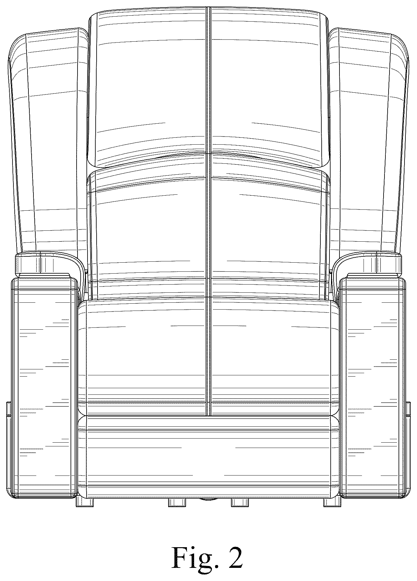 Patent USD1078306 Figure 2 – Sofa
