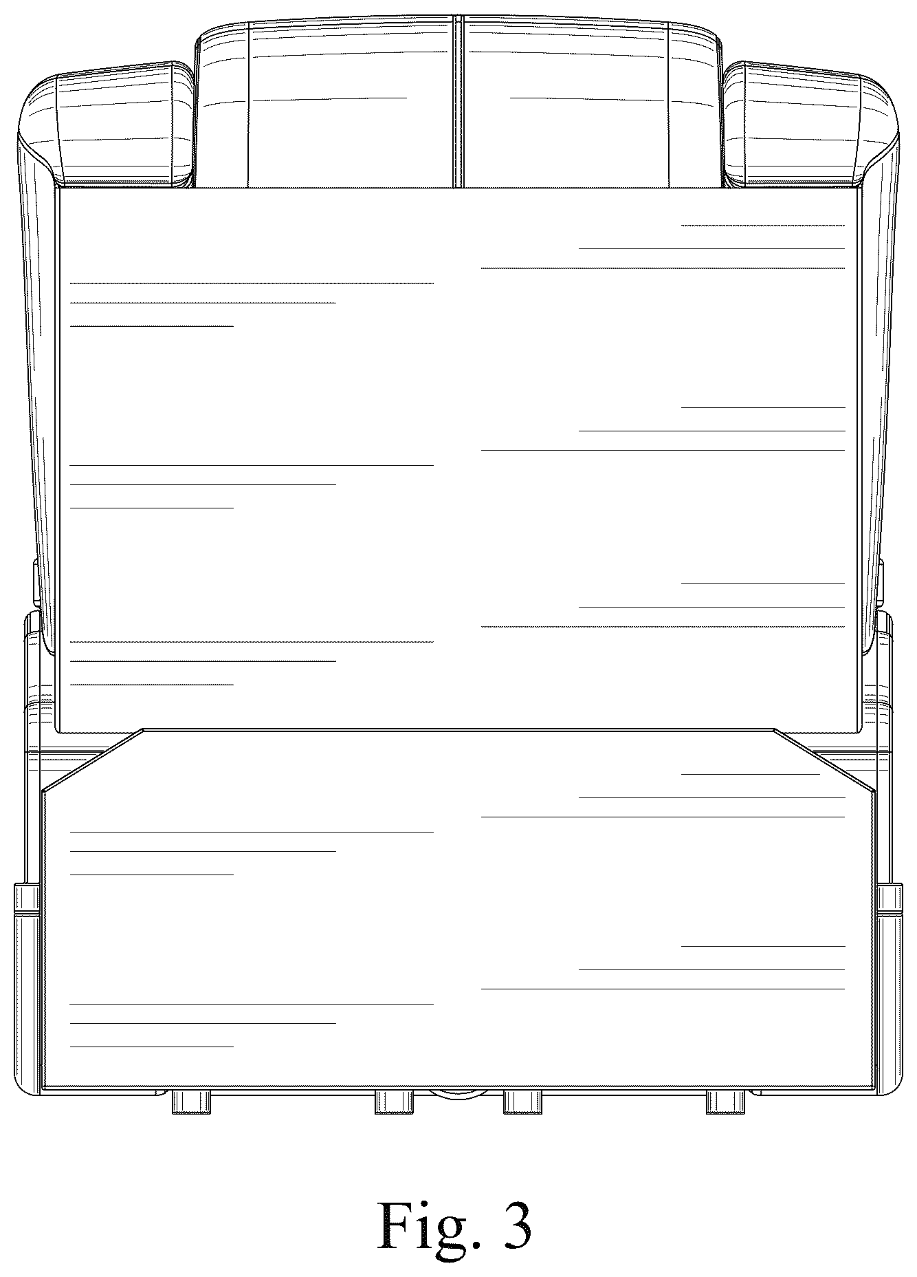 Patent USD1078306 Figure 3 – Sofa