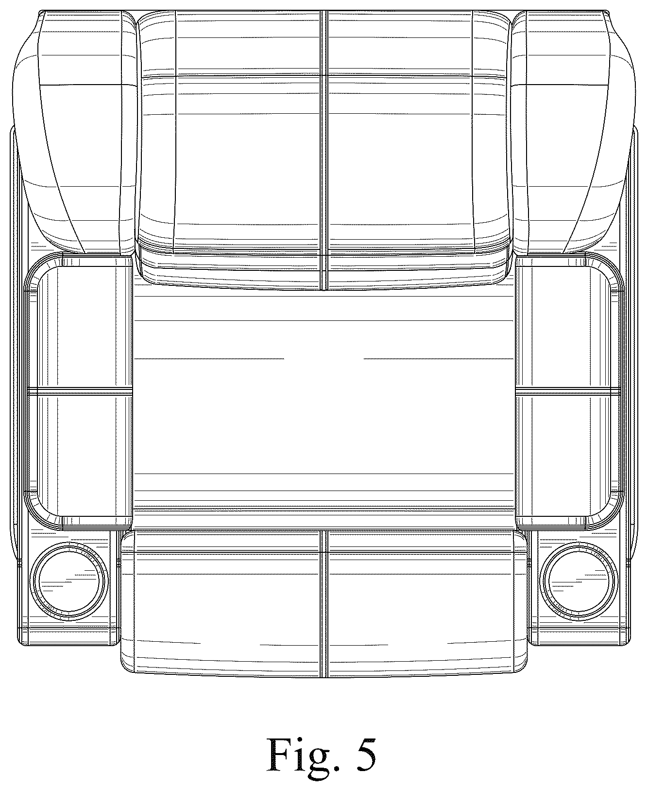 Patent USD1078306 Figure 5 – Sofa