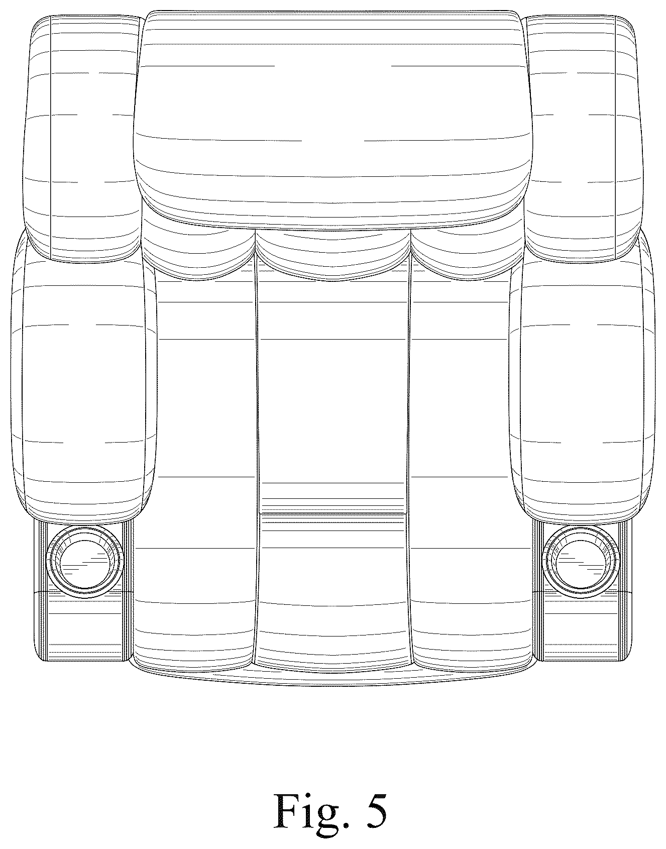 Patent USD1078307 Figure 5 – Sofa