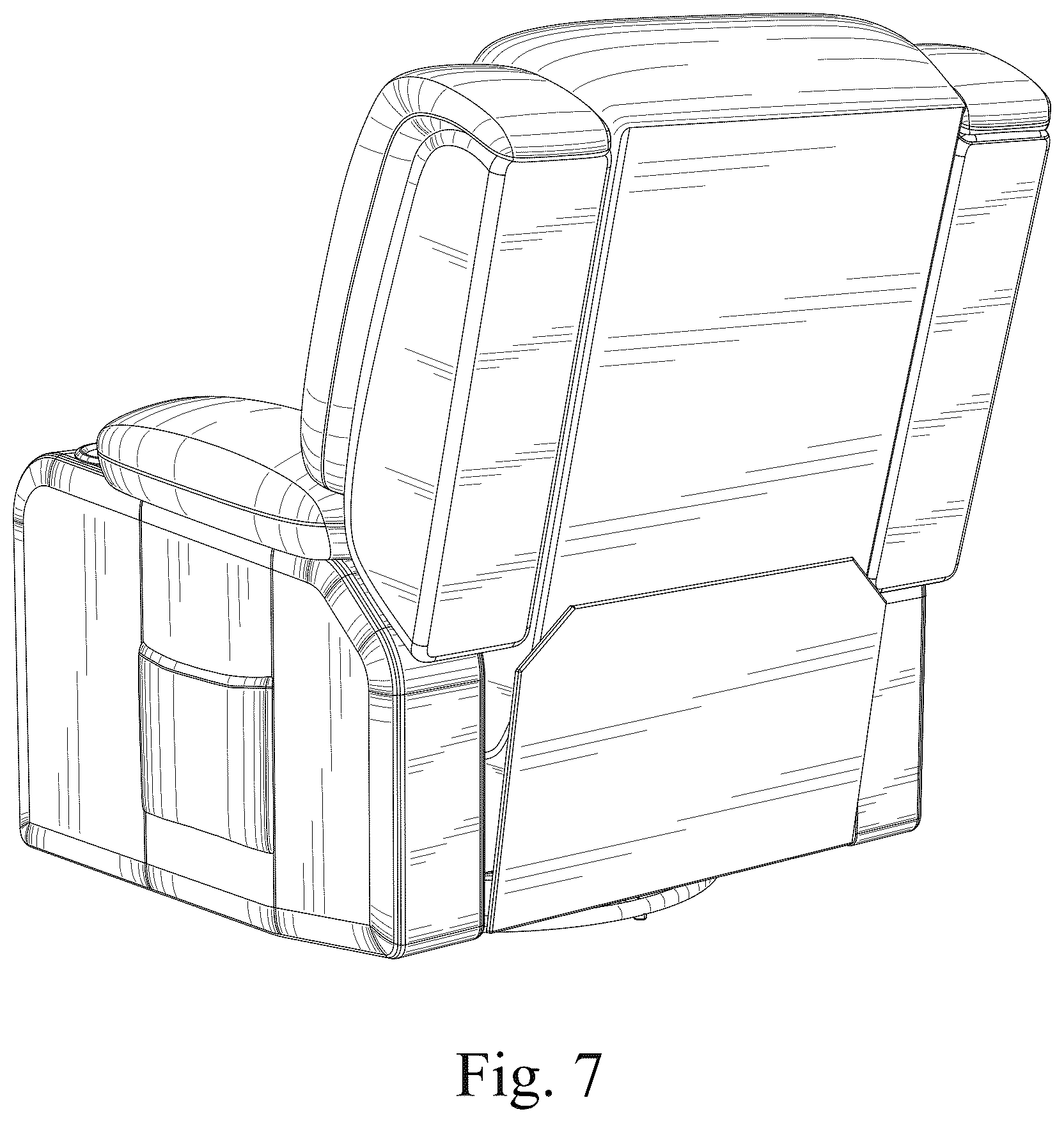 Patent USD1078307 Figure 7 – Sofa