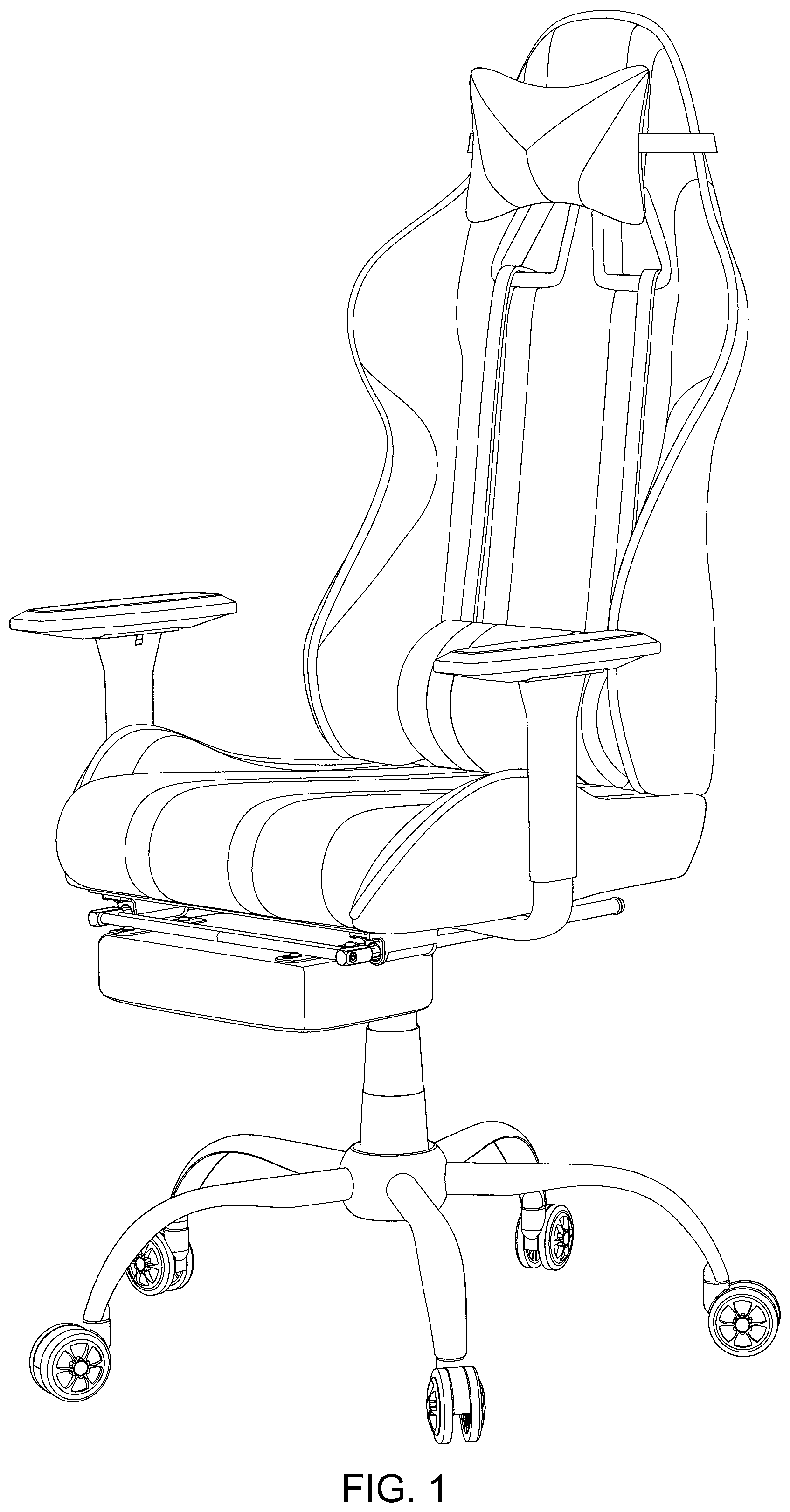 Patent USD1078313 Figure 1 – E-sports chair