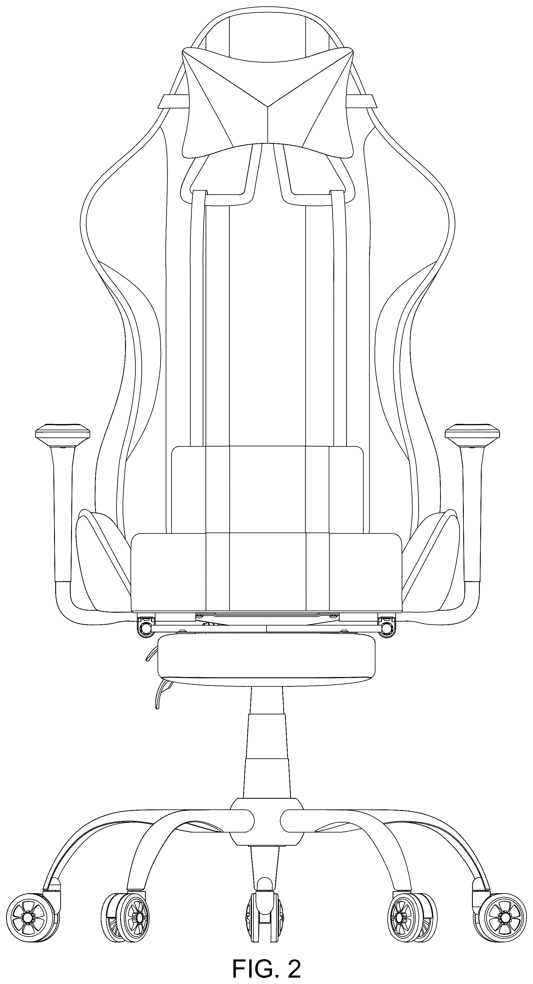 Patent USD1078313 Figure 2 – E-sports chair