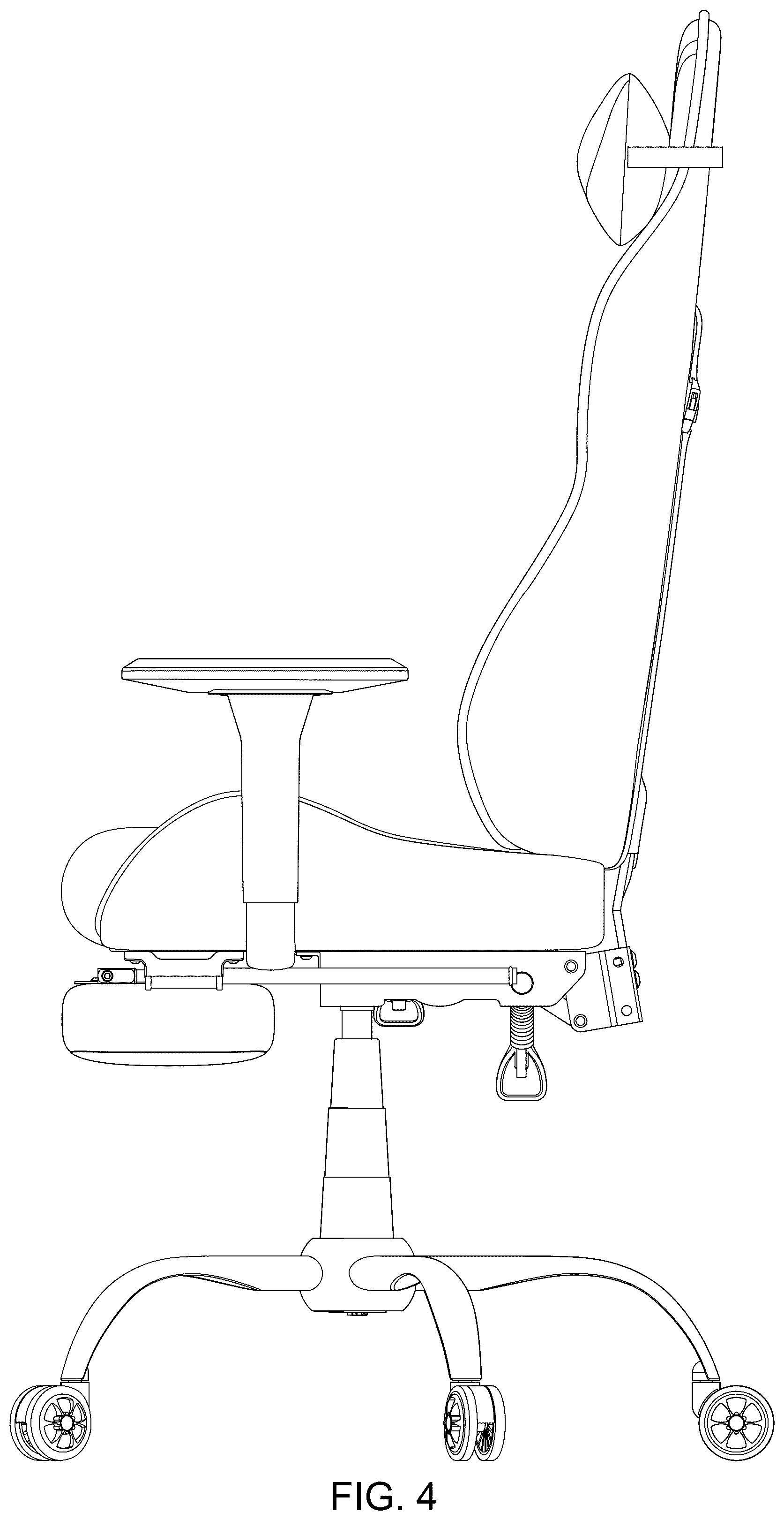 Patent USD1078313 Figure 4 – E-sports chair