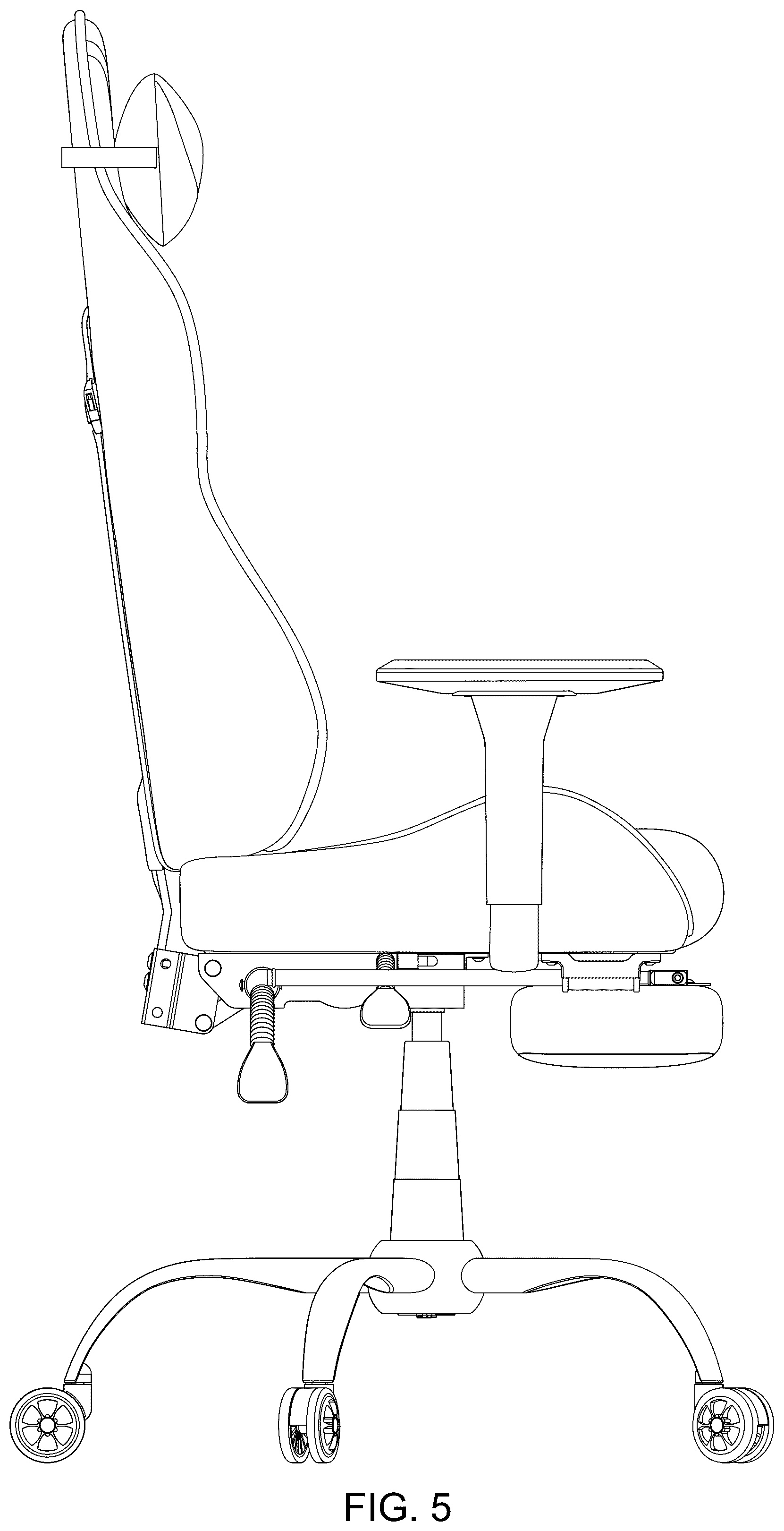 Patent USD1078313 Figure 5 – E-sports chair