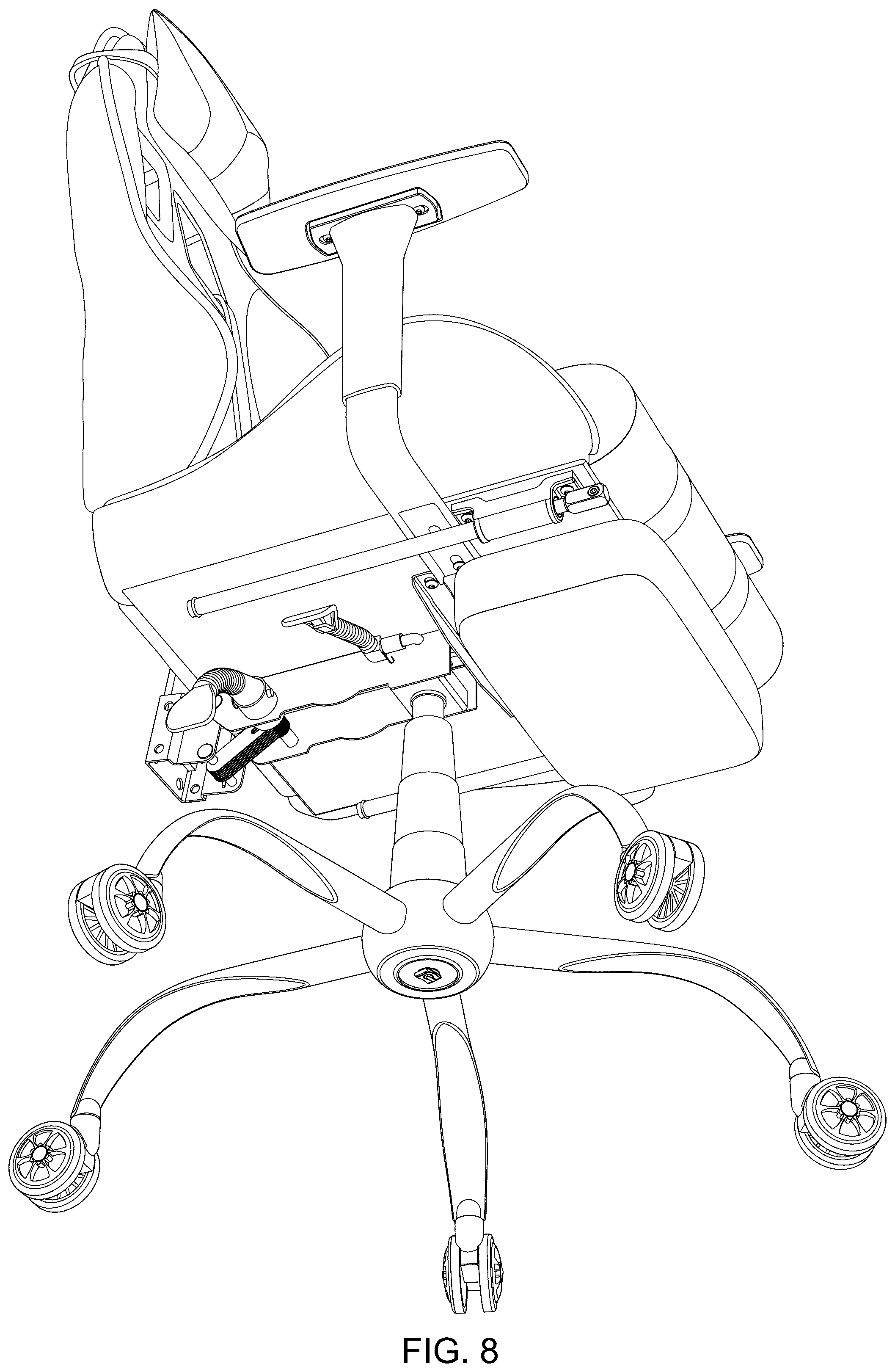 Patent USD1078313 Figure 8 – E-sports chair