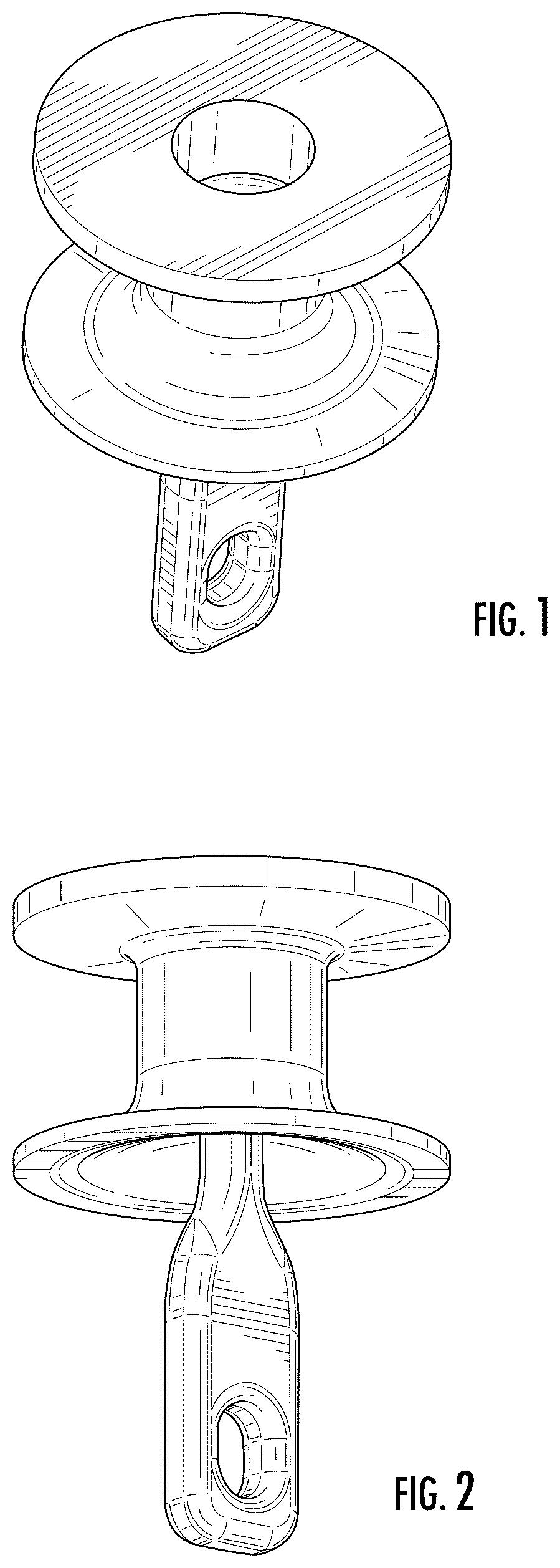 Patent USD1078315 Figure 1 – Curtain carrier