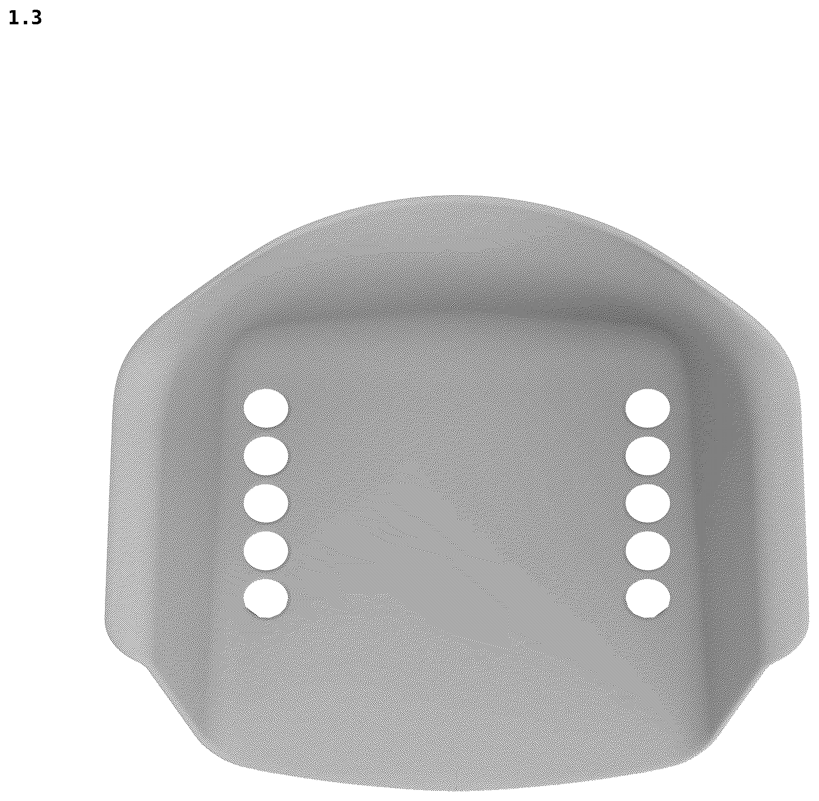 Patent USD1078319 Figure 3 – Chair with armrests
