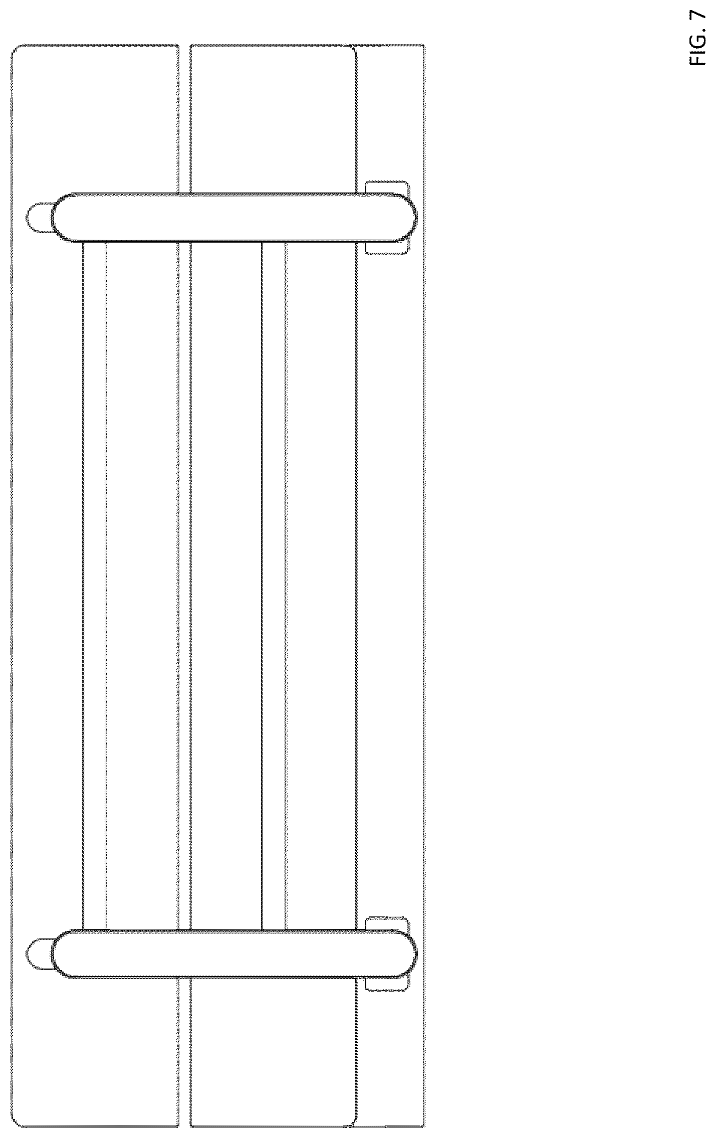 Patent USD1078321 Figure 7 – Bench