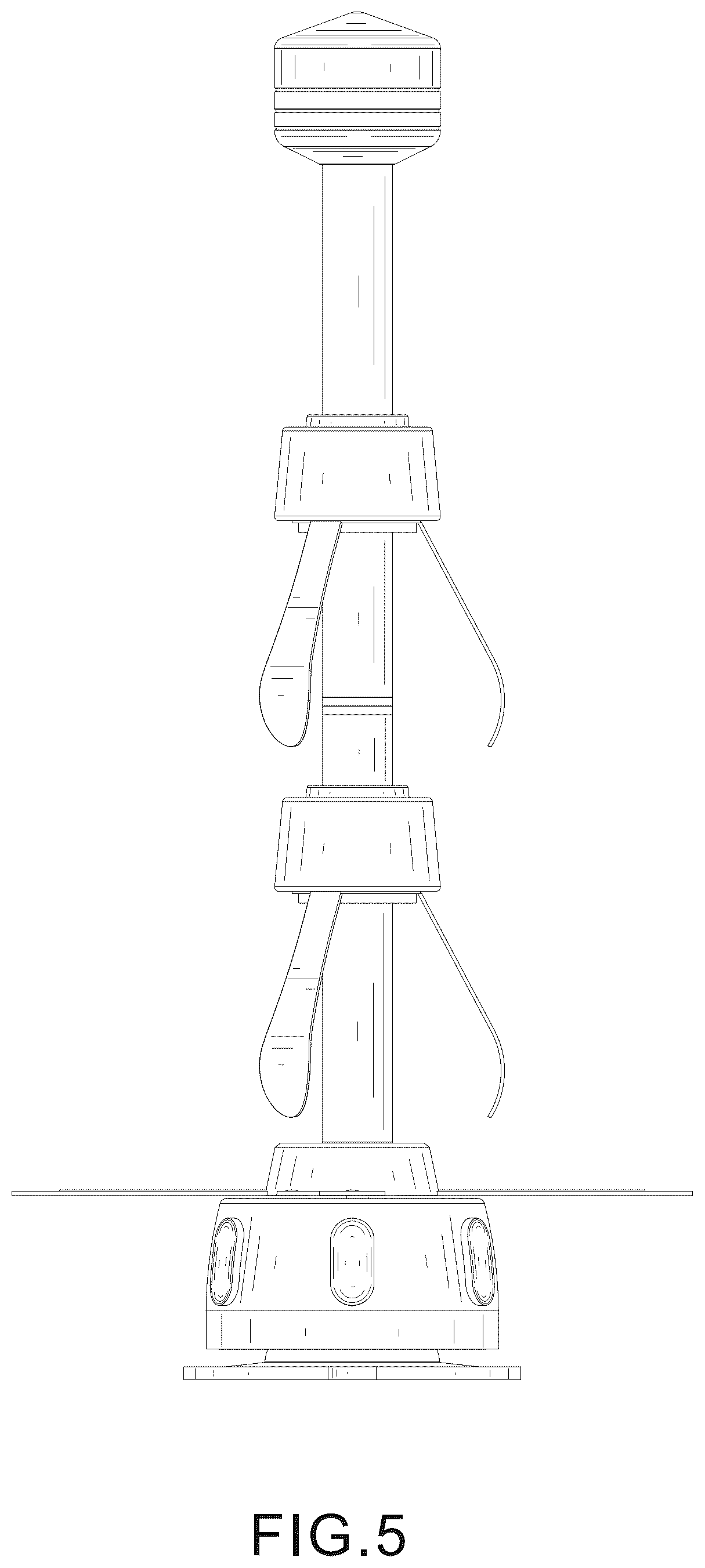 Patent USD1078323 Figure 5 – Paper towel holder