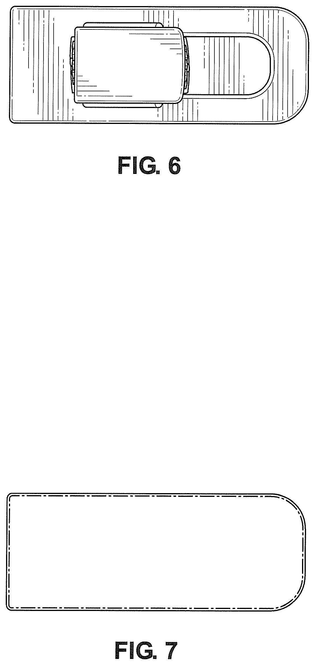 Patent USD1078326 Figure 6 – Electric toothbrush stowage device
