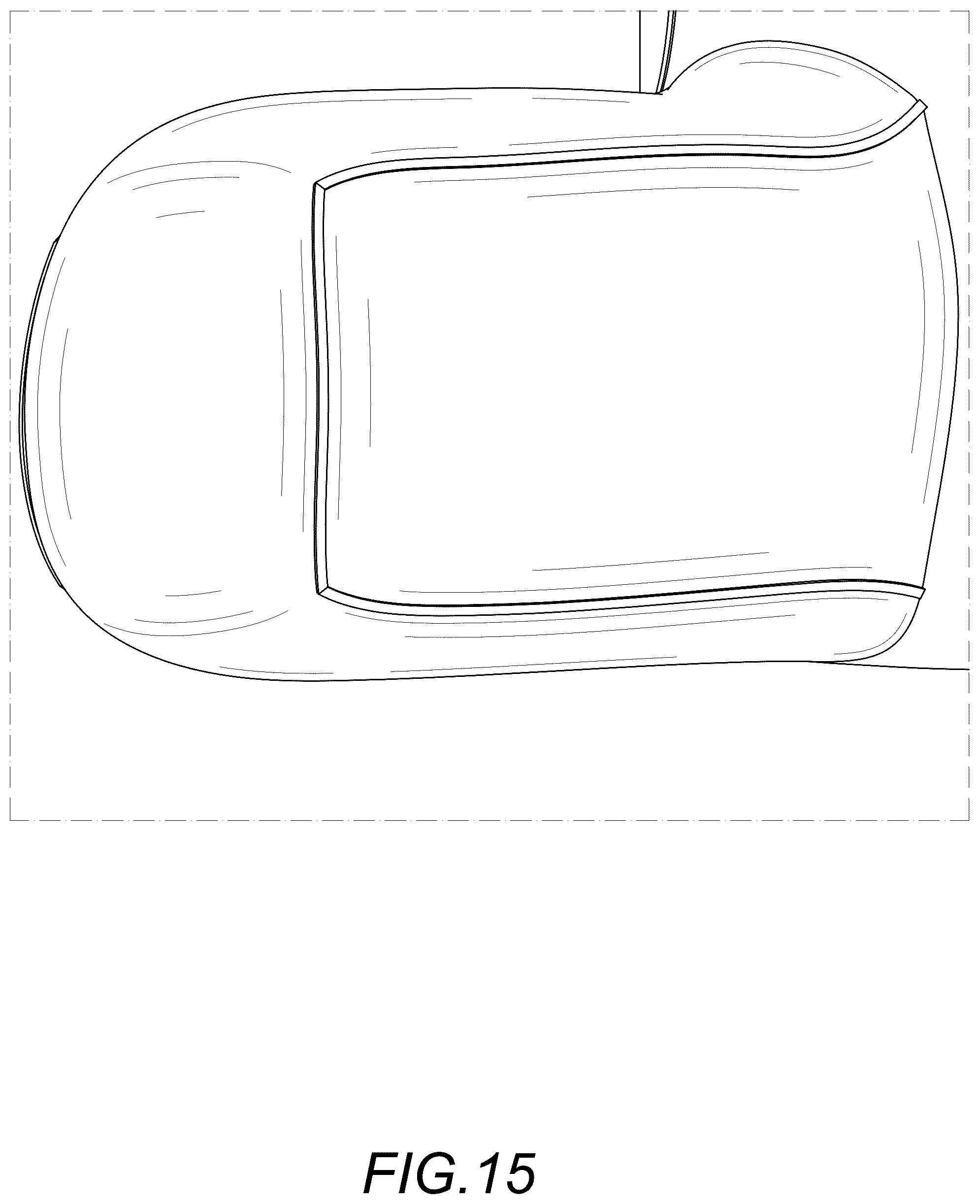 Patent USD1078335 Figure 15 – Reading pillow