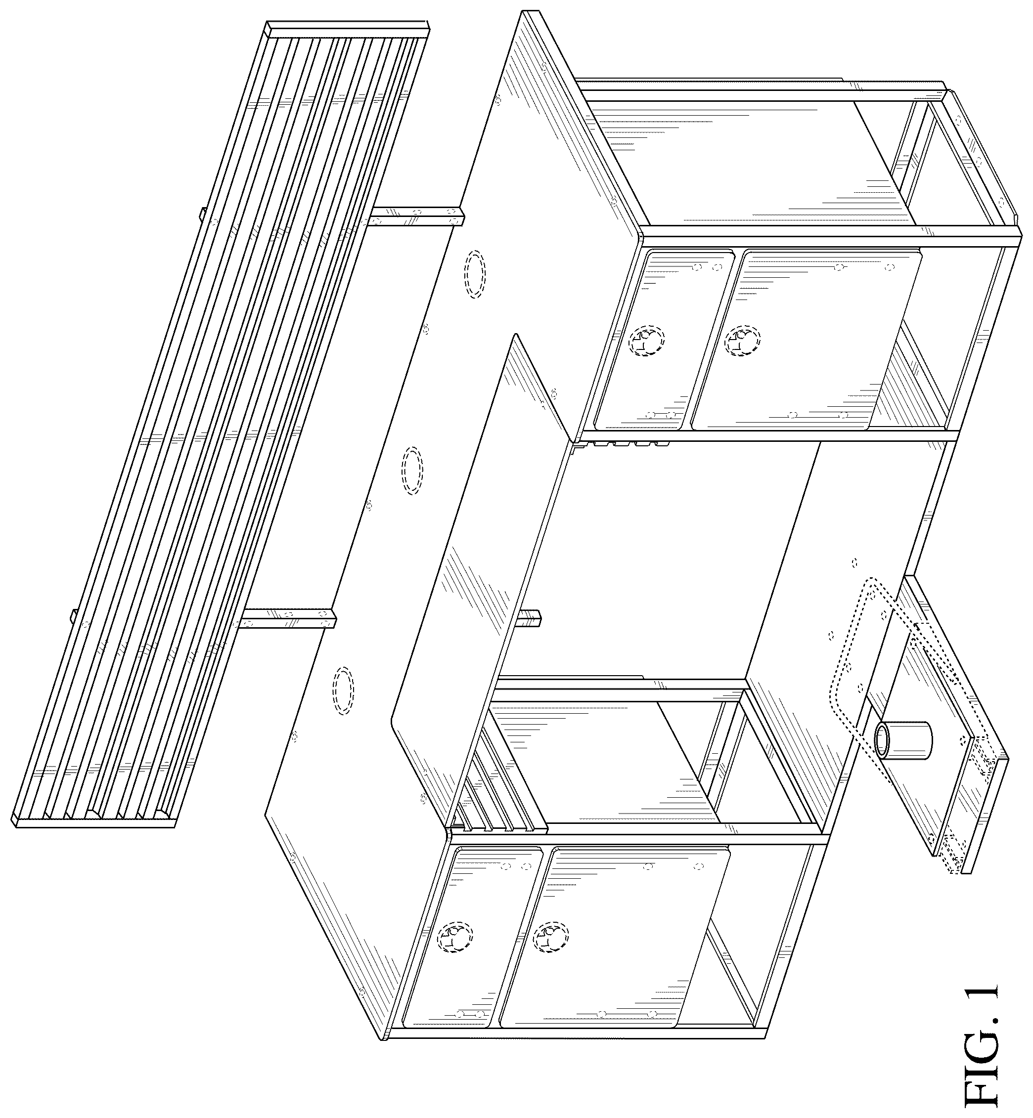 Patent USD1078339 Figure 1 – Desk